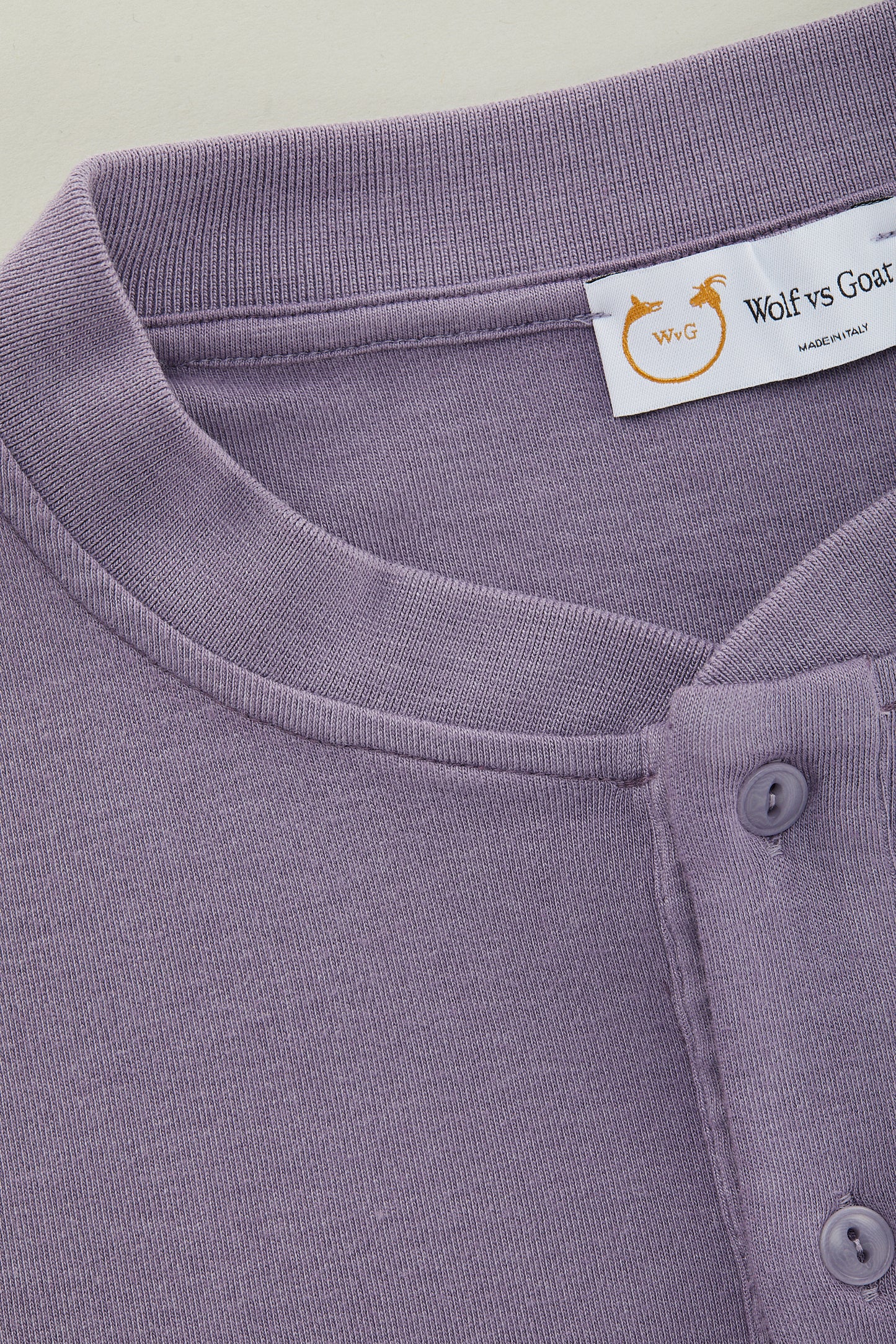 Mais Long Sleeve Interlock Henley Cadet