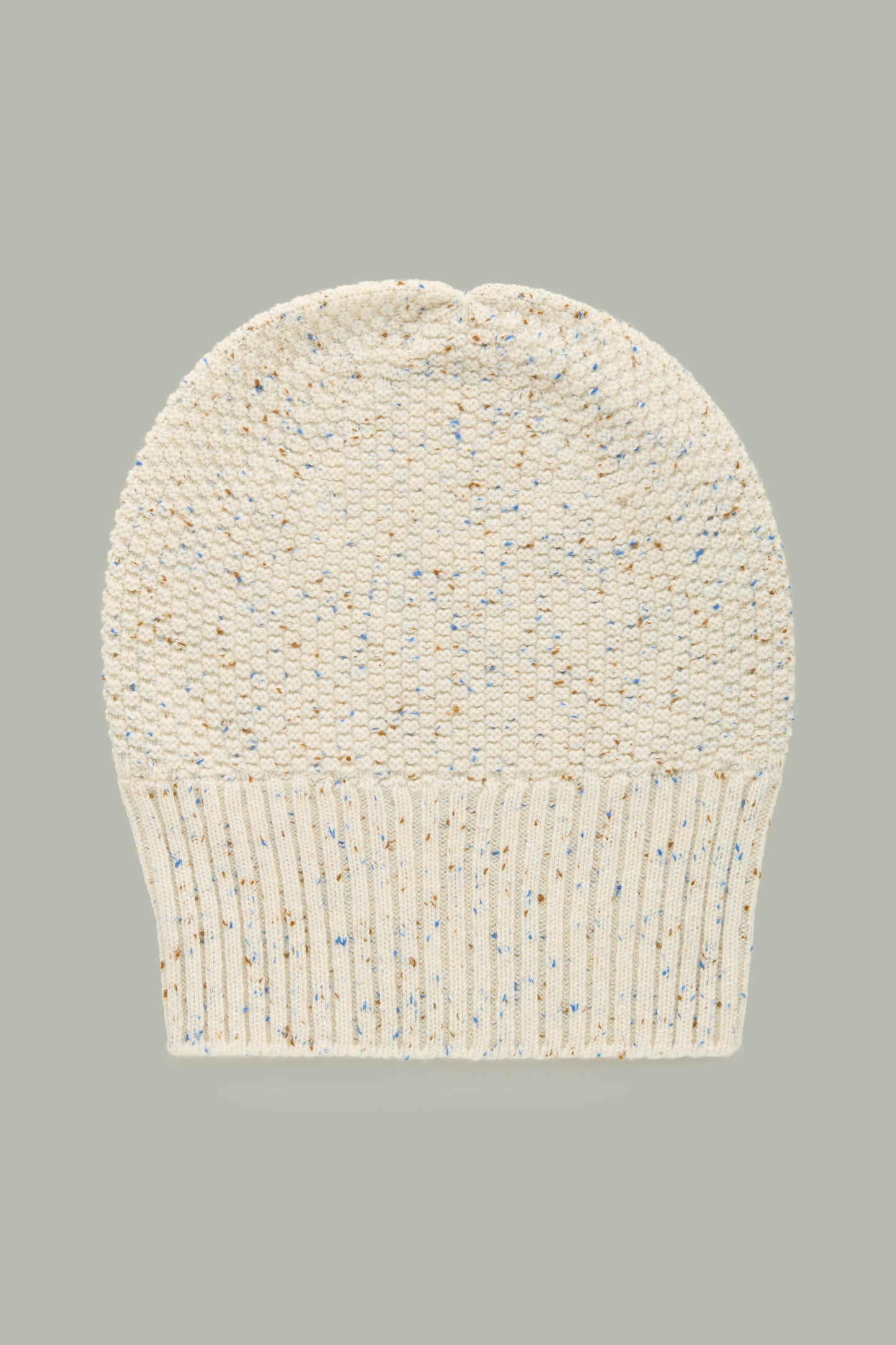 Popcorn Stitch Cashmere Cream Donegal