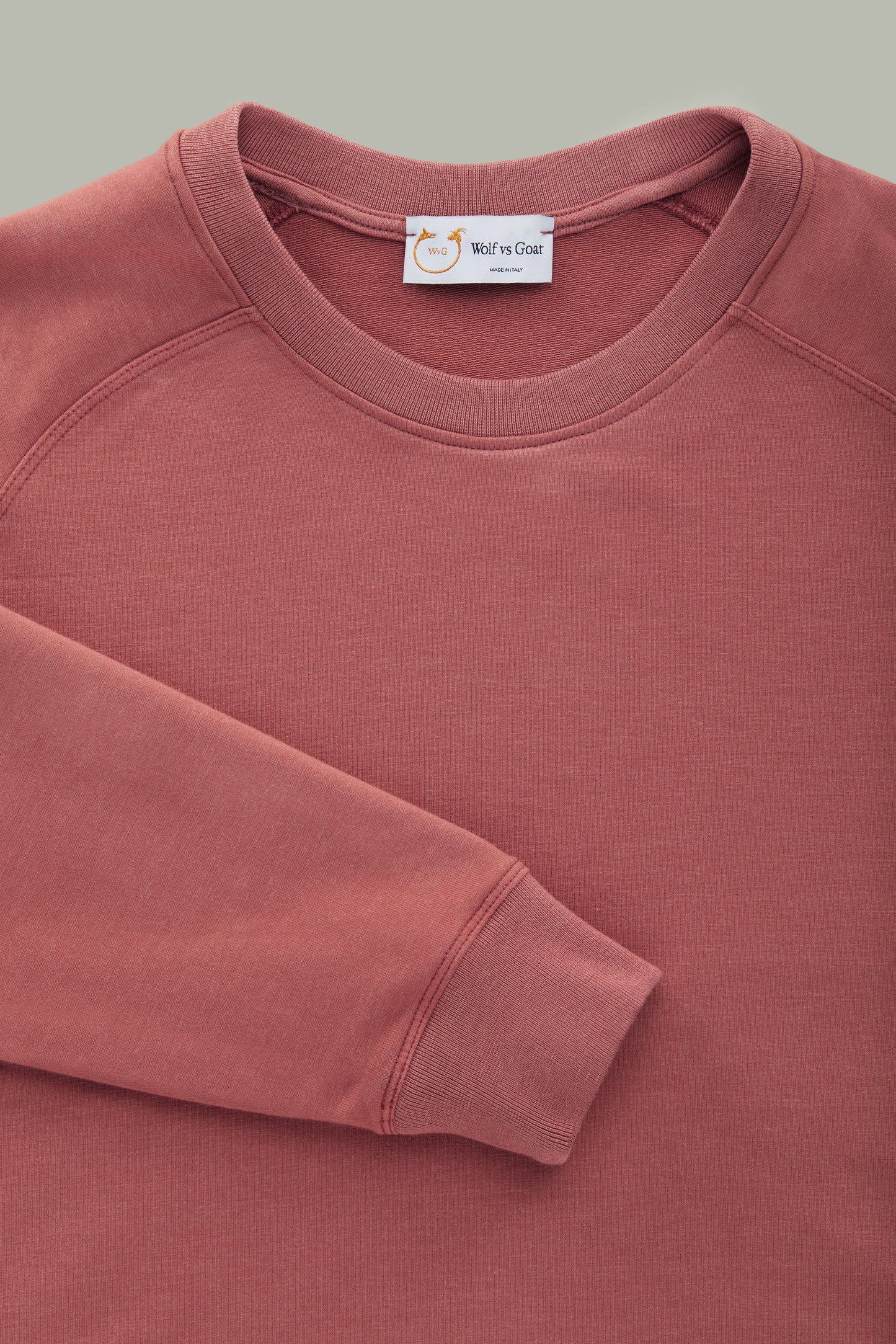 Bleach Raglan Sweatshirt Faded Rose