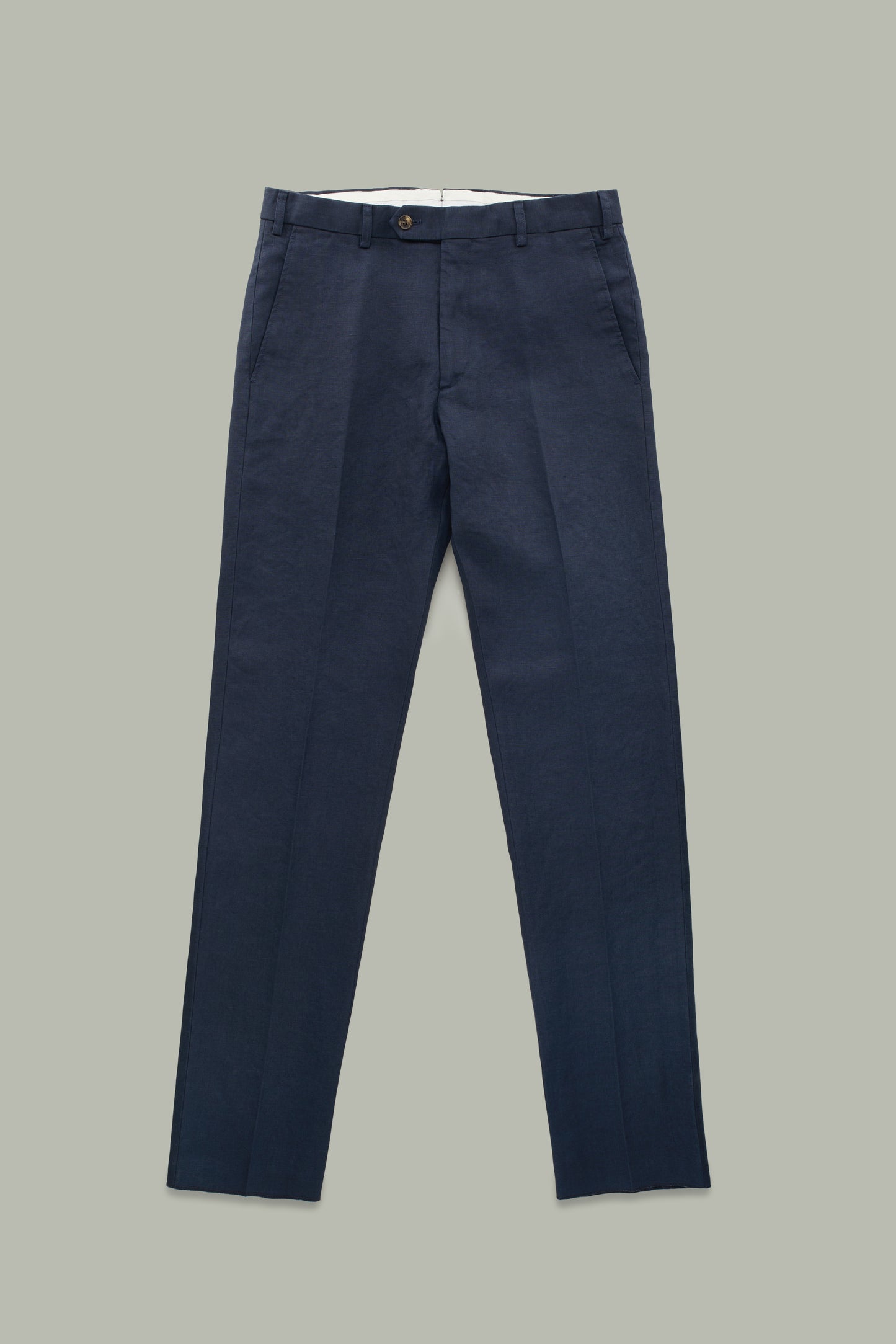 Franco Linen Trouser Navy