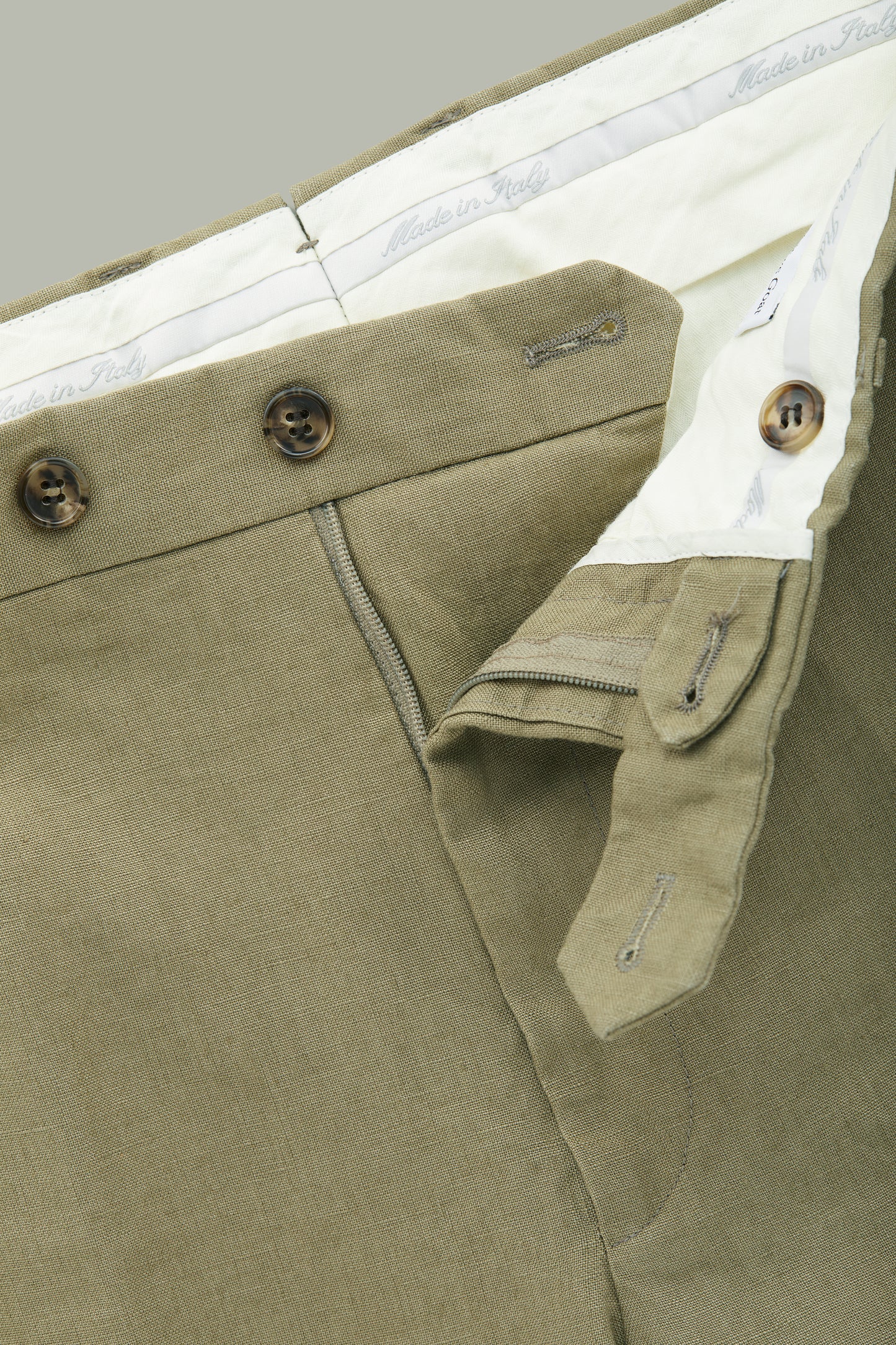 Franco Linen Trouser Sage