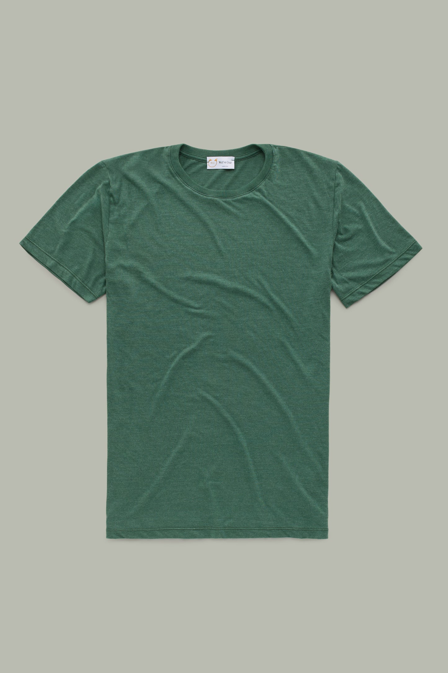 Bamboo Sorona Crew Neck Pine Needle