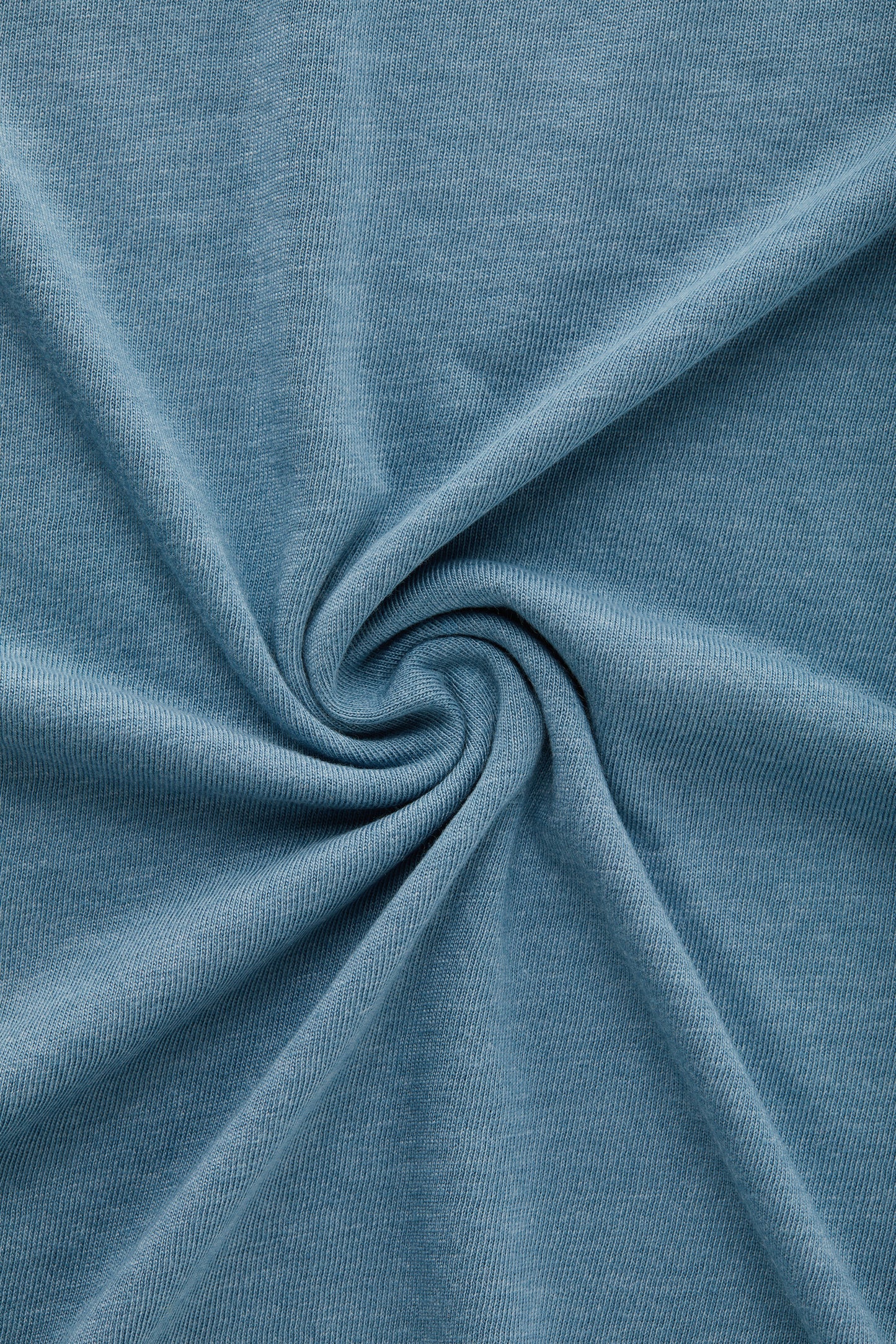 Bamboo Sorona Crew Neck Nero Aegean Blue