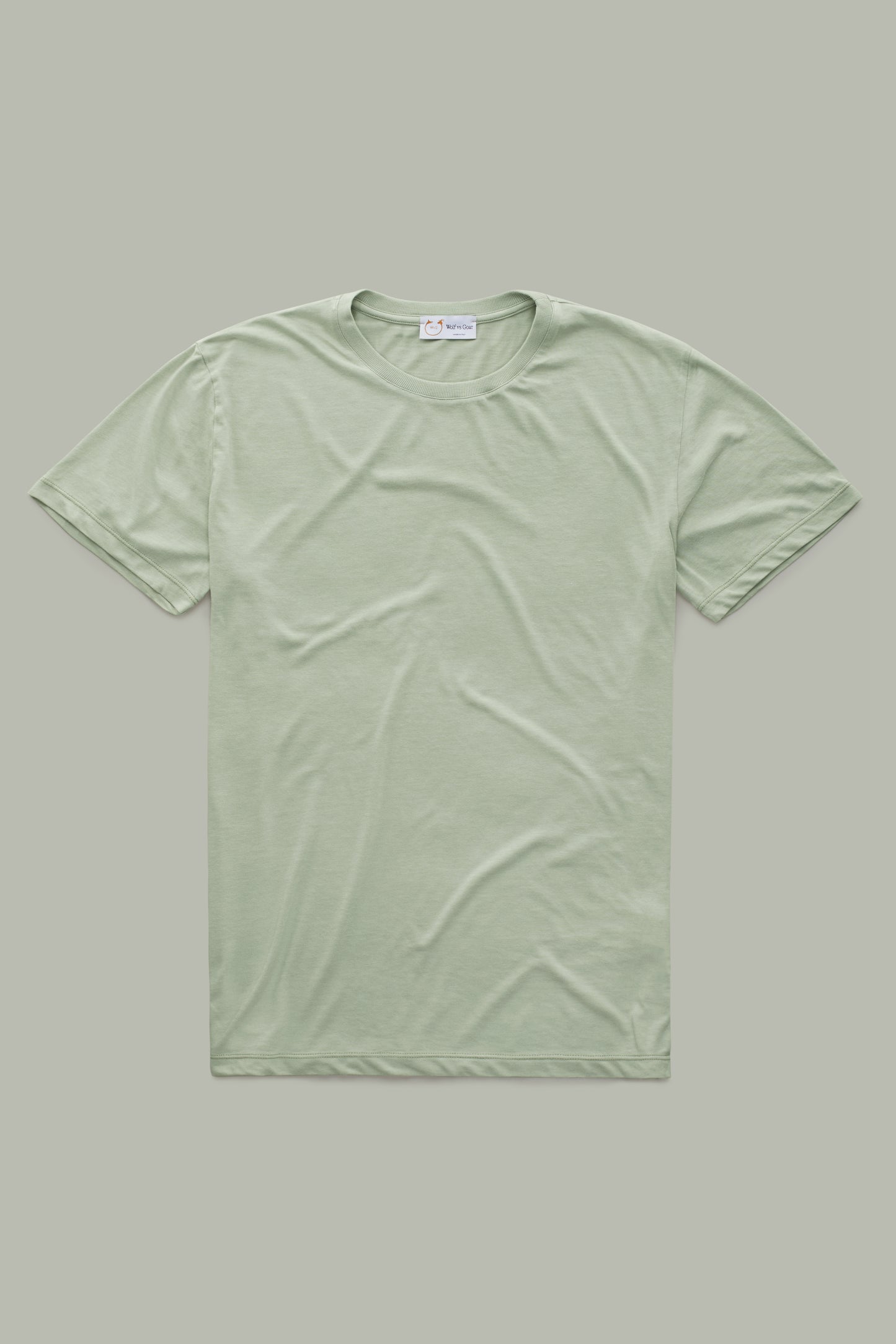 Bamboo Sorona Crew Neck Nero Desert Sage