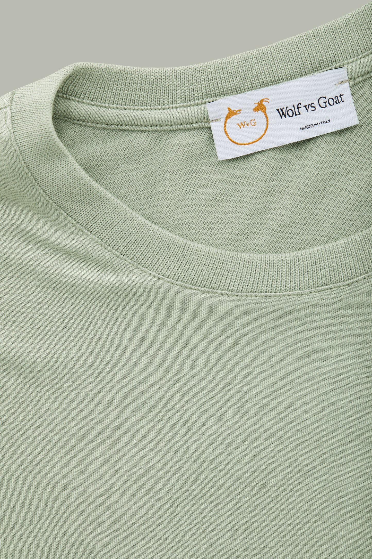 Bamboo Sorona Crew Neck Nero Desert Sage