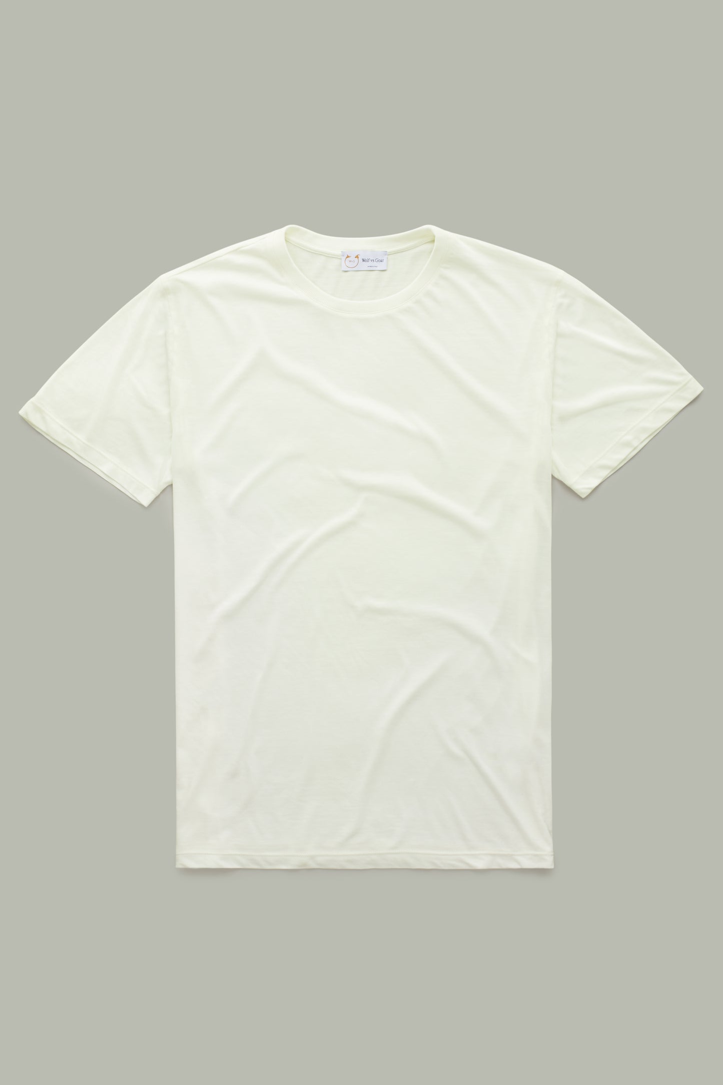Bamboo Sorona Crew Neck Nero Snow White
