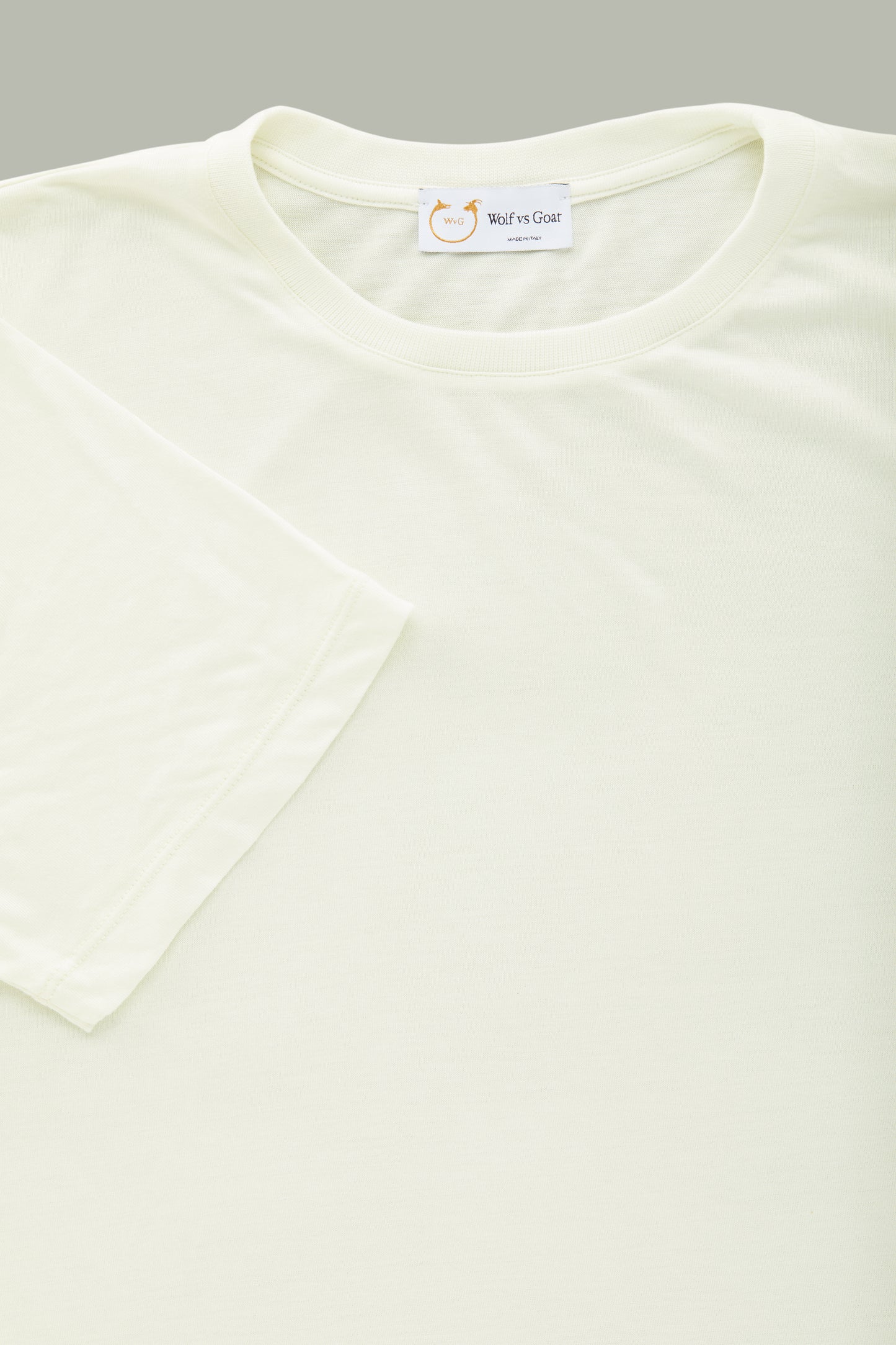 Bamboo Sorona Crew Neck Nero Snow White