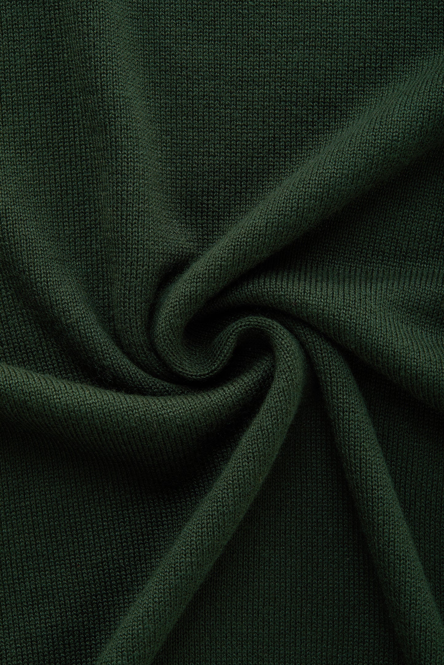 Long Sleeve Crew Neck Bamboo Cotton Cashmere Blend Knitted Sweater Green