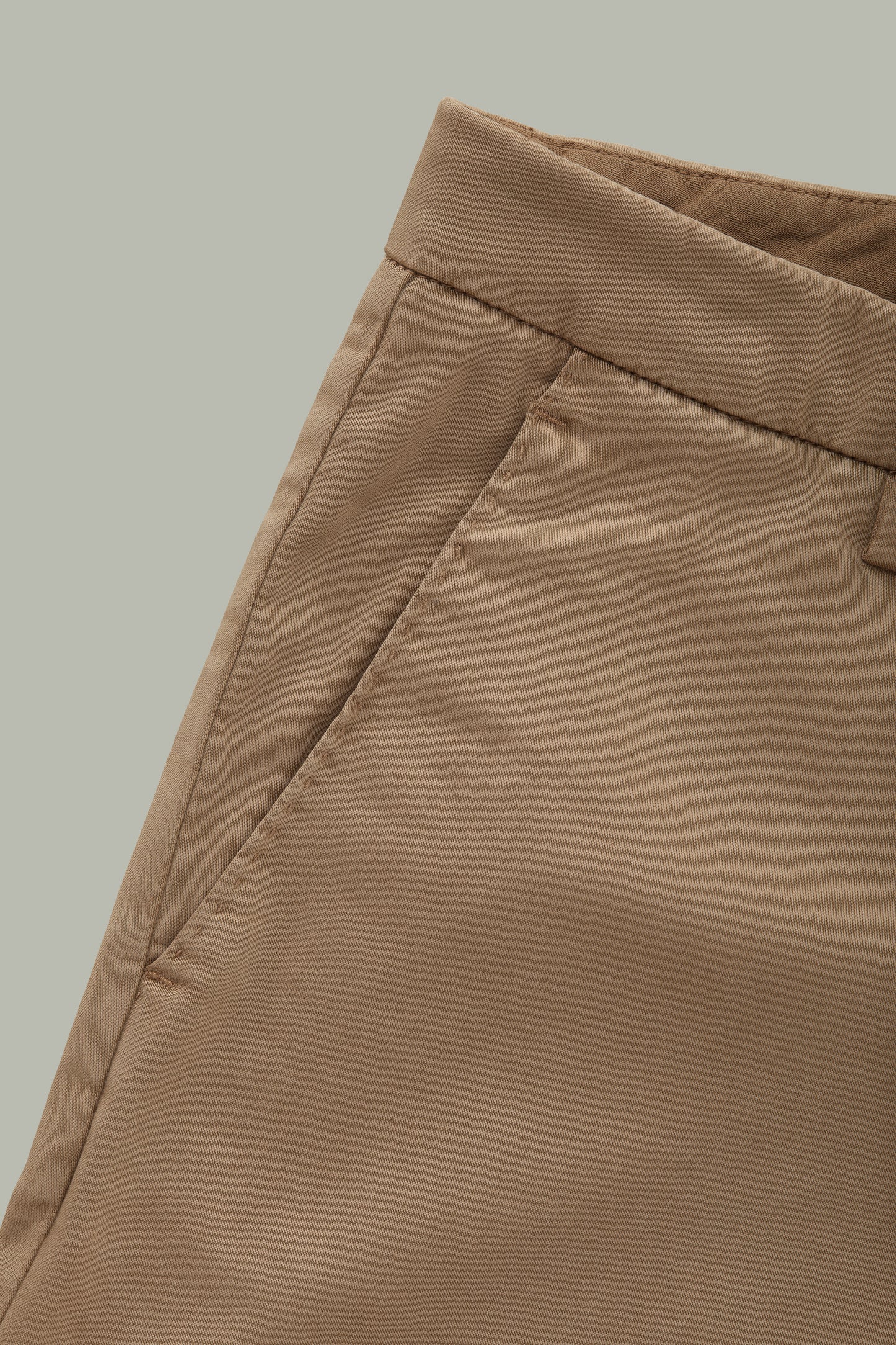 Salvatore Chino Shorts Dark Khaki
