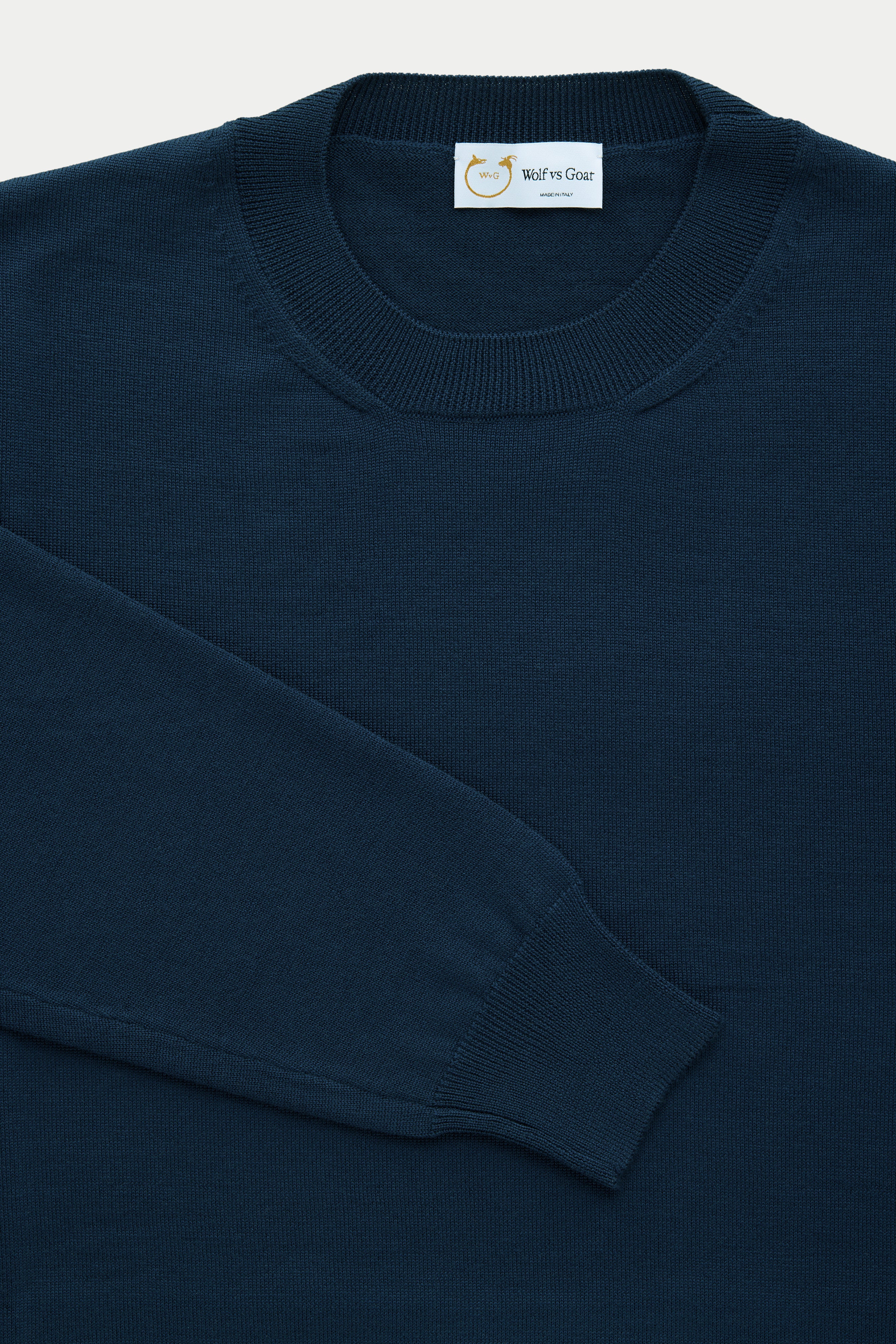 Wool Crewneck Sweater in Ardesia | WvG