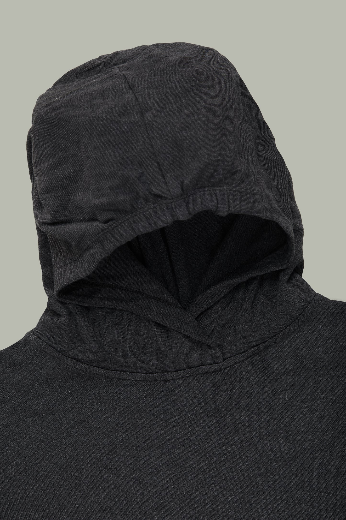 Galba Long Sleeve Hooded Tee Shirt Black Beauty