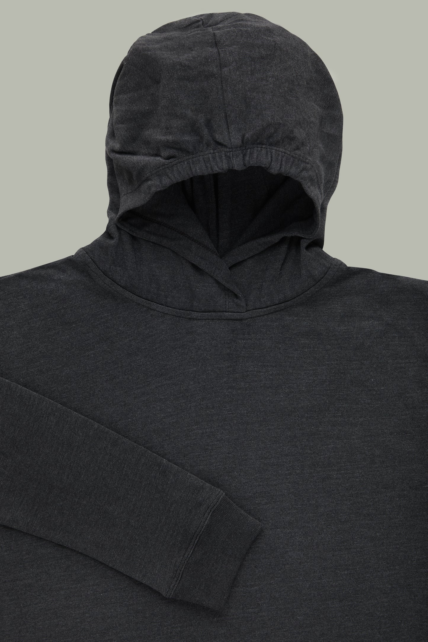 Galba Long Sleeve Hooded Tee Shirt Black Beauty