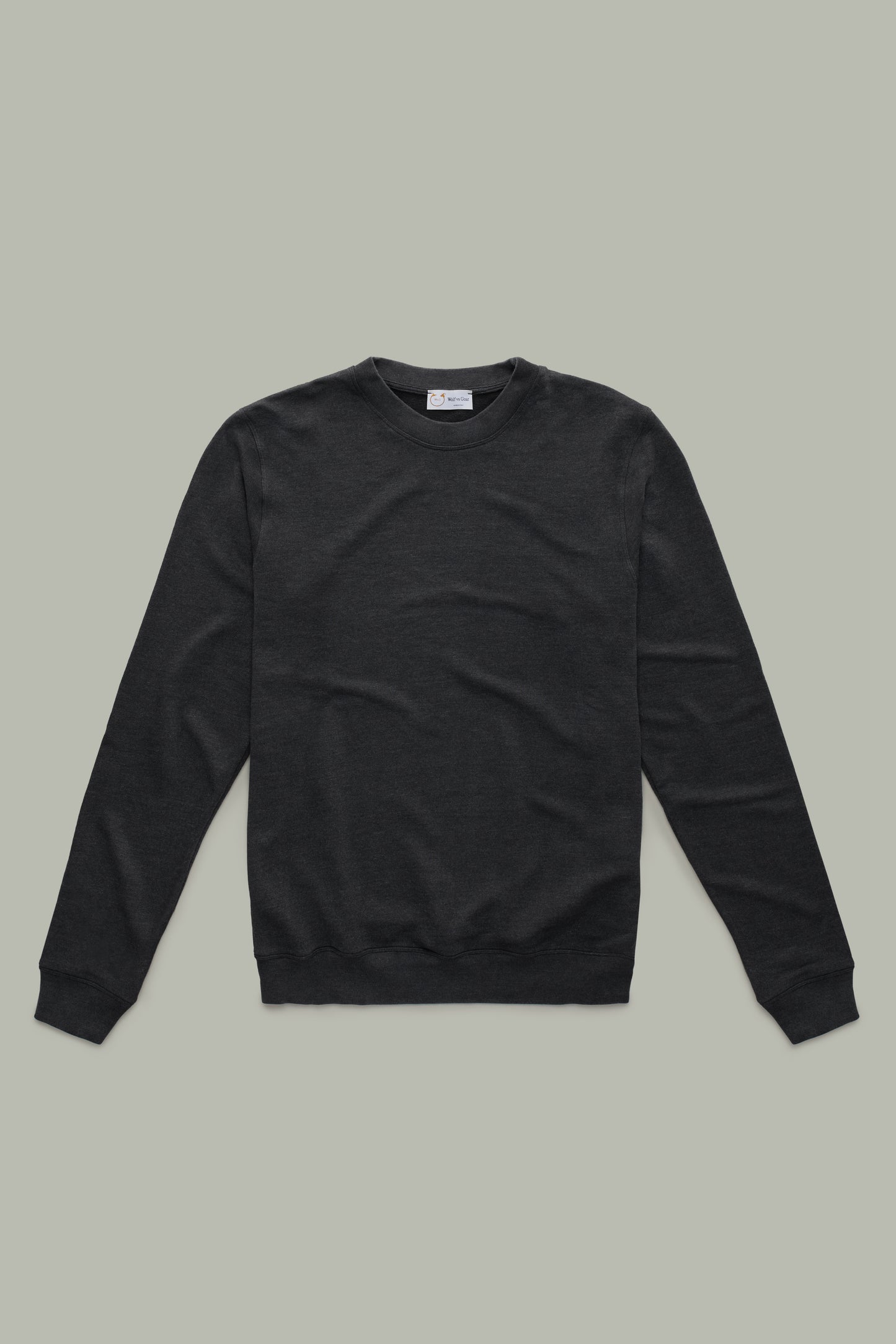 Blevio Crew Neck Long Sleeve Sweatshirt Black Beauty