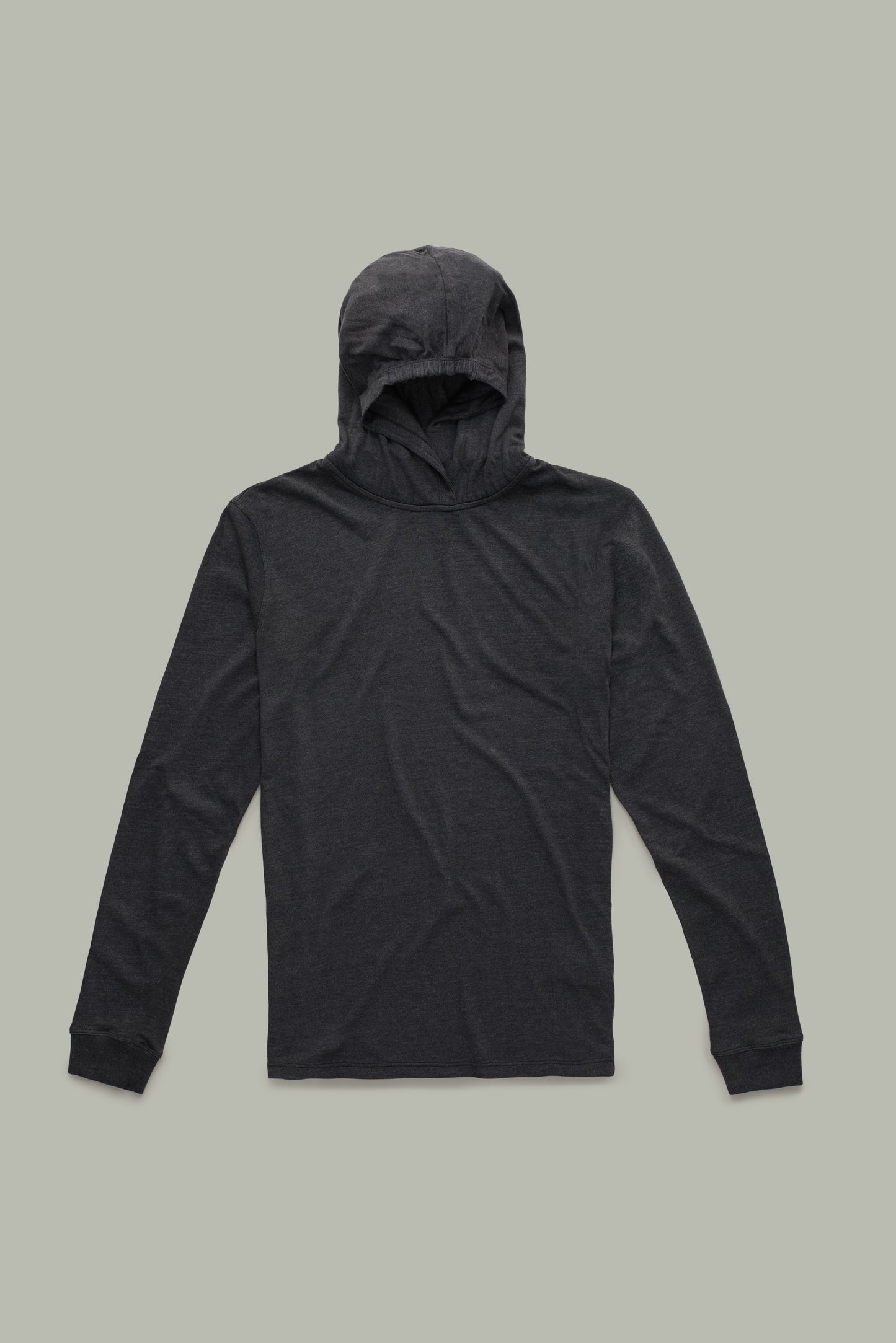 Galba Long Sleeve Hooded Tee Shirt Black Beauty
