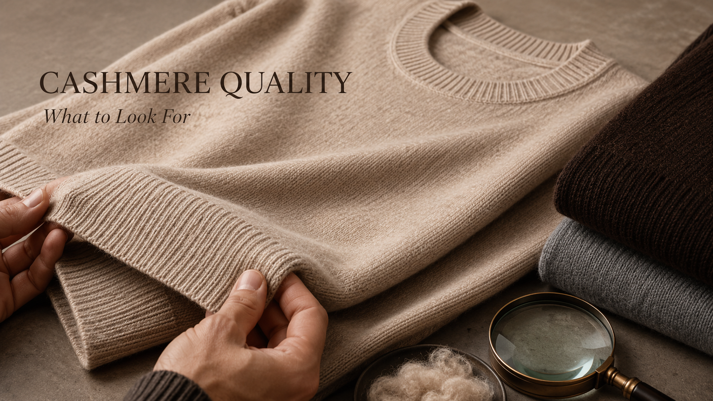 How to Tell If a Cashmere Sweater Is Good Quality Before You Buy