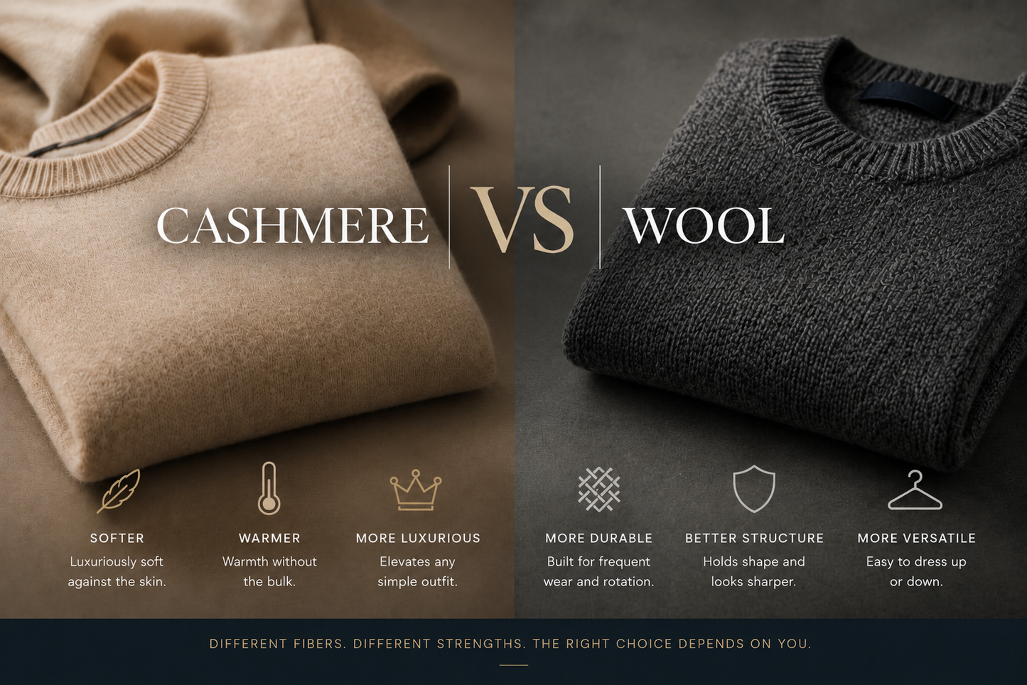 Cashmere vs Merino Wool: The Fiber-Level Comparison