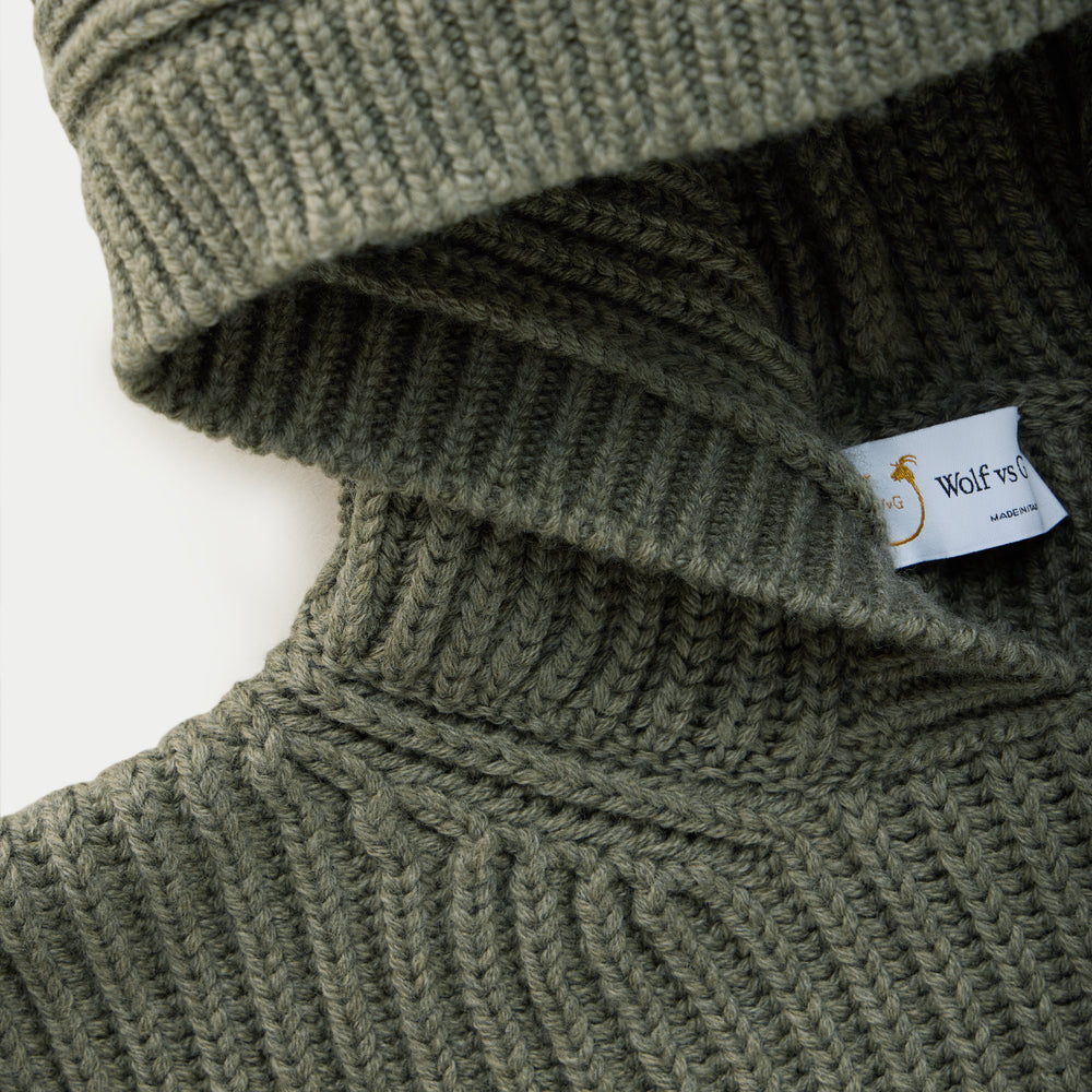 
                  
                    Wool Chunky Pullover Hoodie Fatigue
                  
                