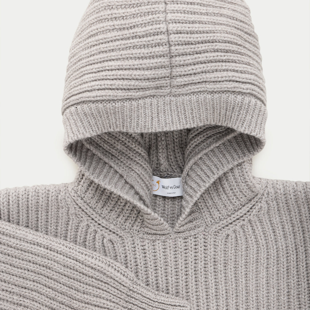
                  
                    Wool Chunky Pullover Hoodie Sawdust
                  
                