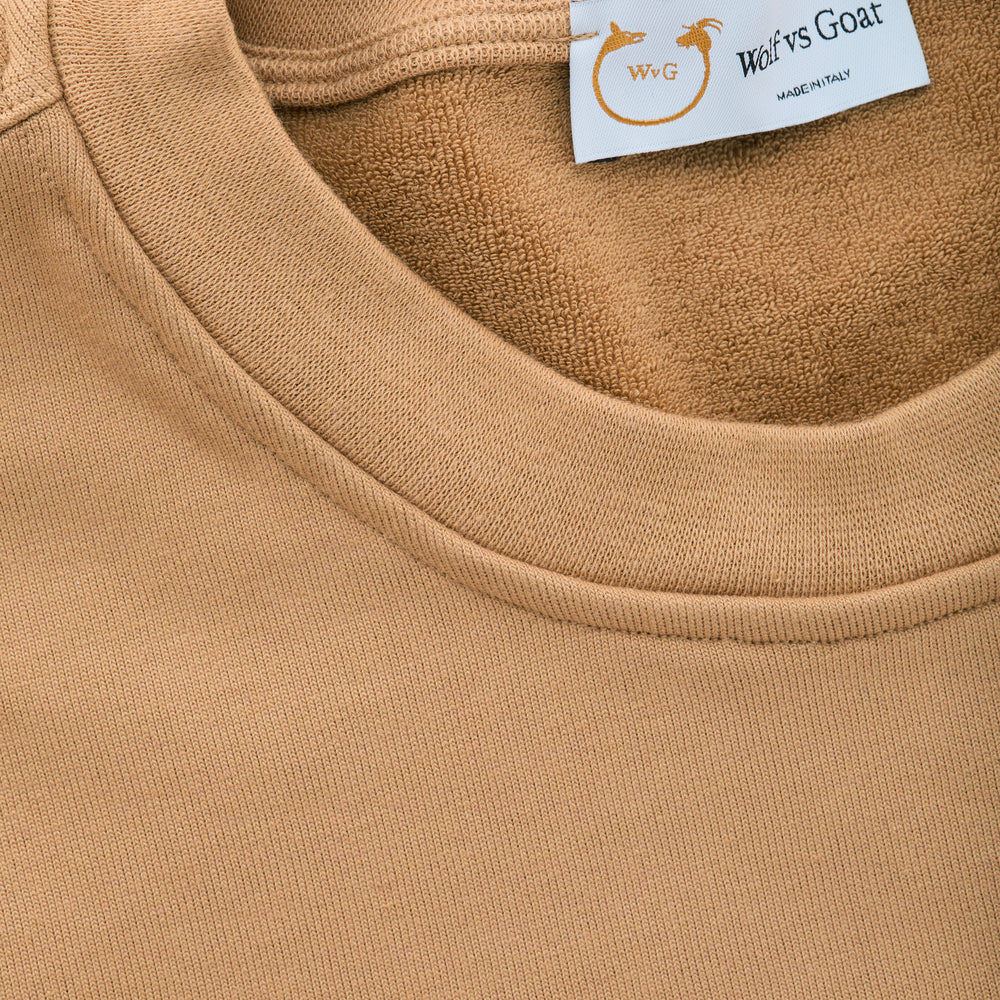 
                  
                    Cotton Cashmere Long Sleeve Crew Neck Sweatshirt Caramel
                  
                