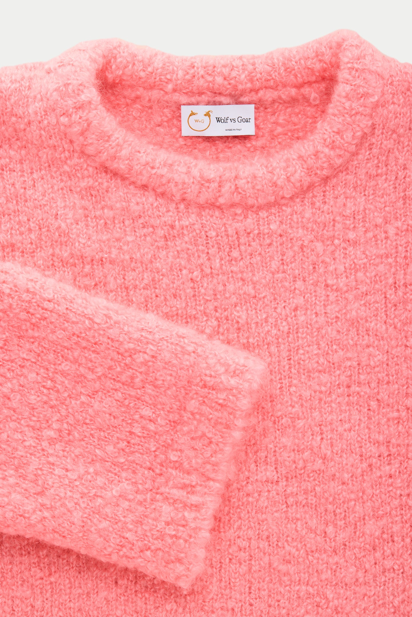 Bouclè Crew Neck Sweater