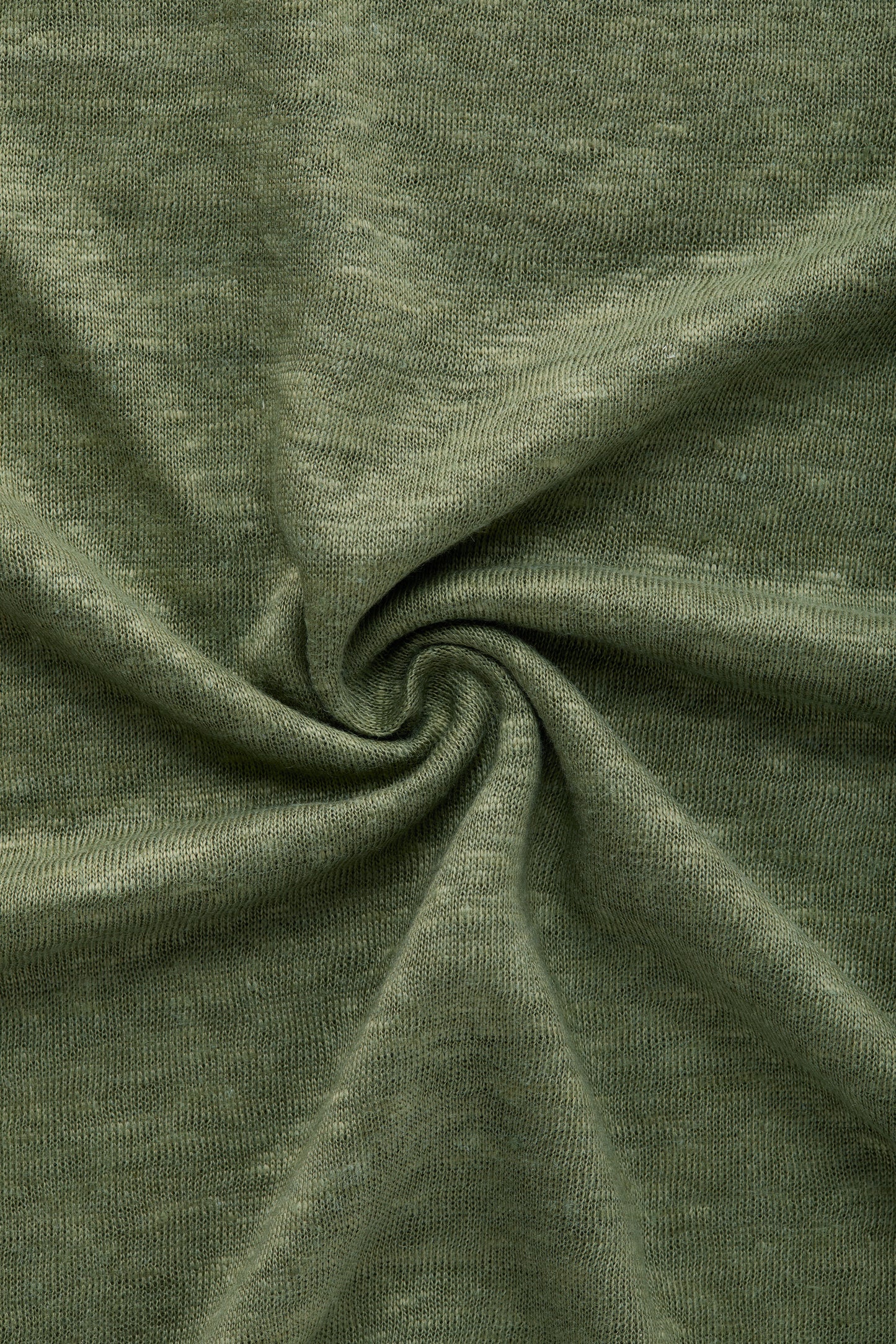 Short Sleeve Linen Polo Olive