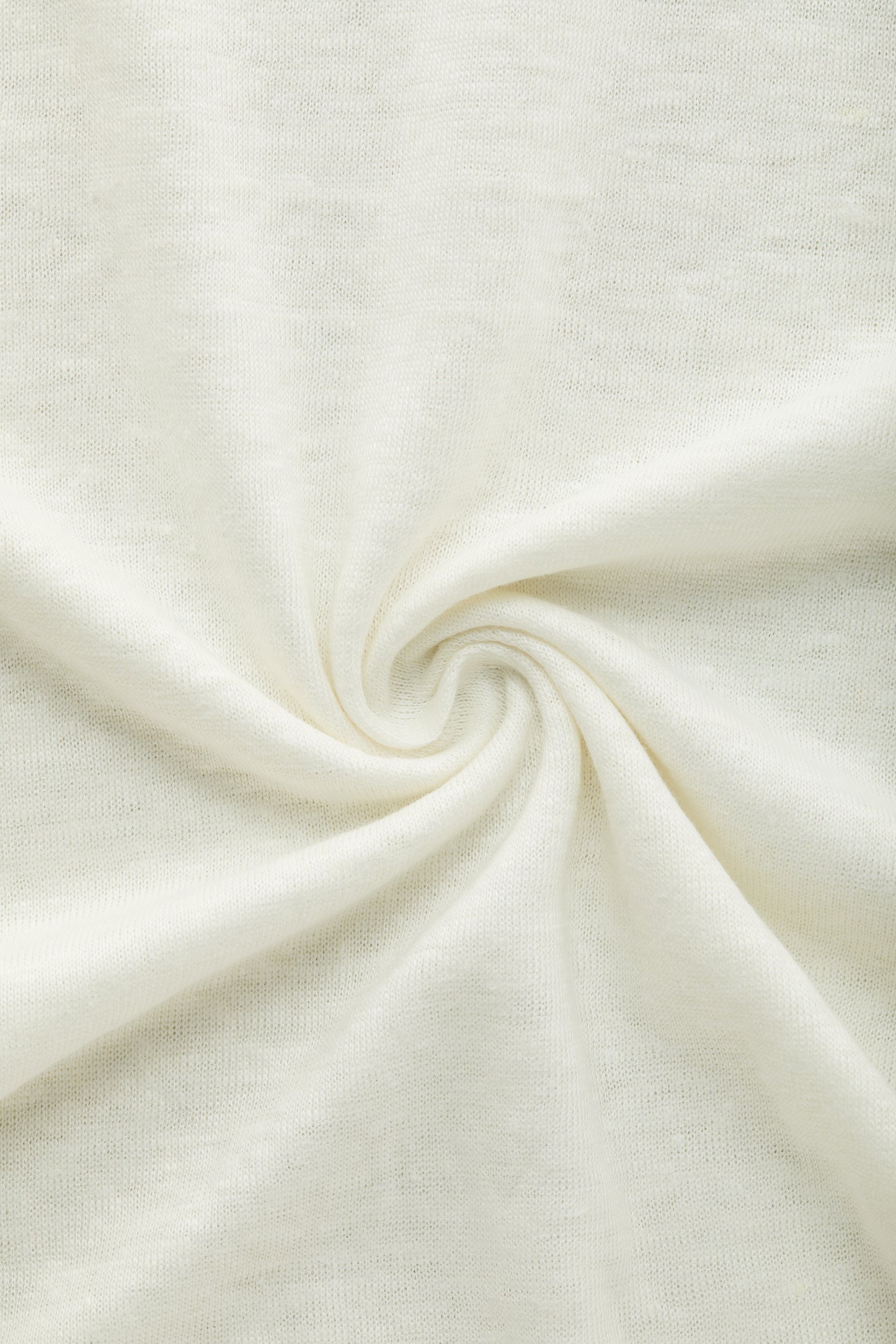Short Sleeve Linen Polo Panna