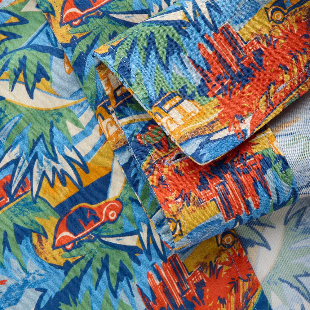 
                  
                    Viscose Pop Over Shirt Hawaiian Print
                  
                