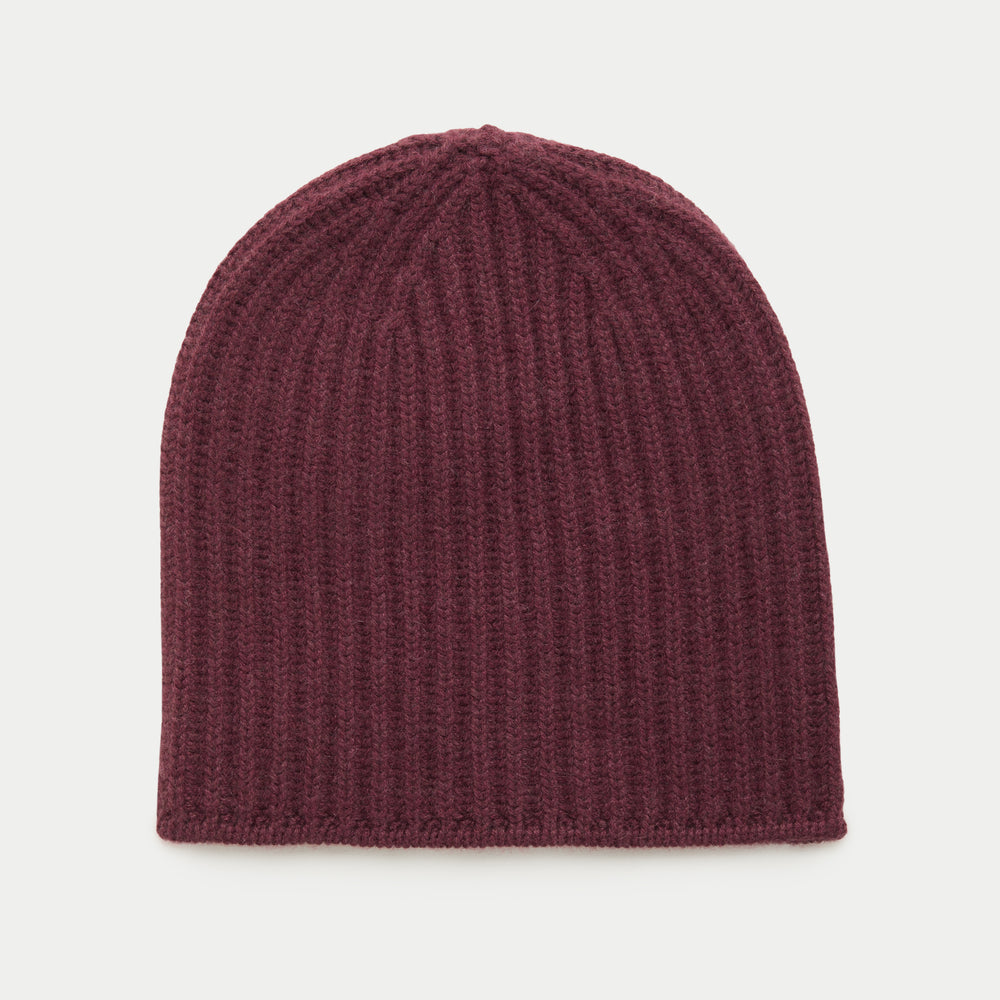 Watch Cap Cashmere Beanie Amaranto