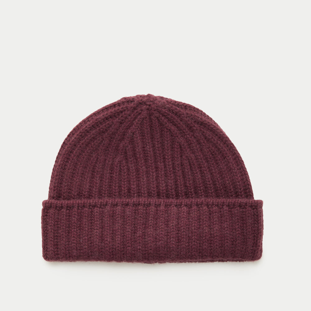 Watch Cap Cashmere Beanie Amaranto
