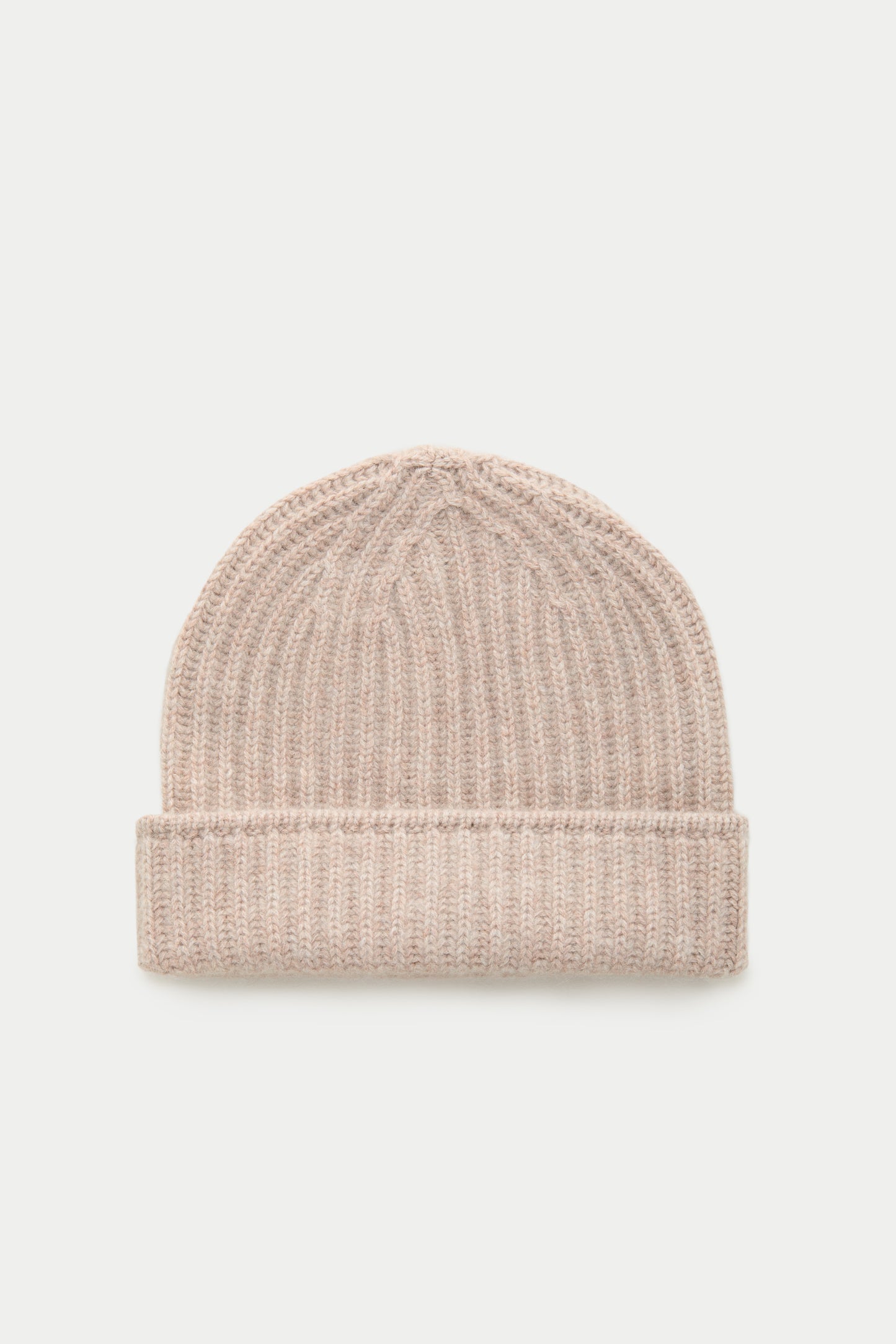 Wide Cuff Cashmere Beanie Antique Pink