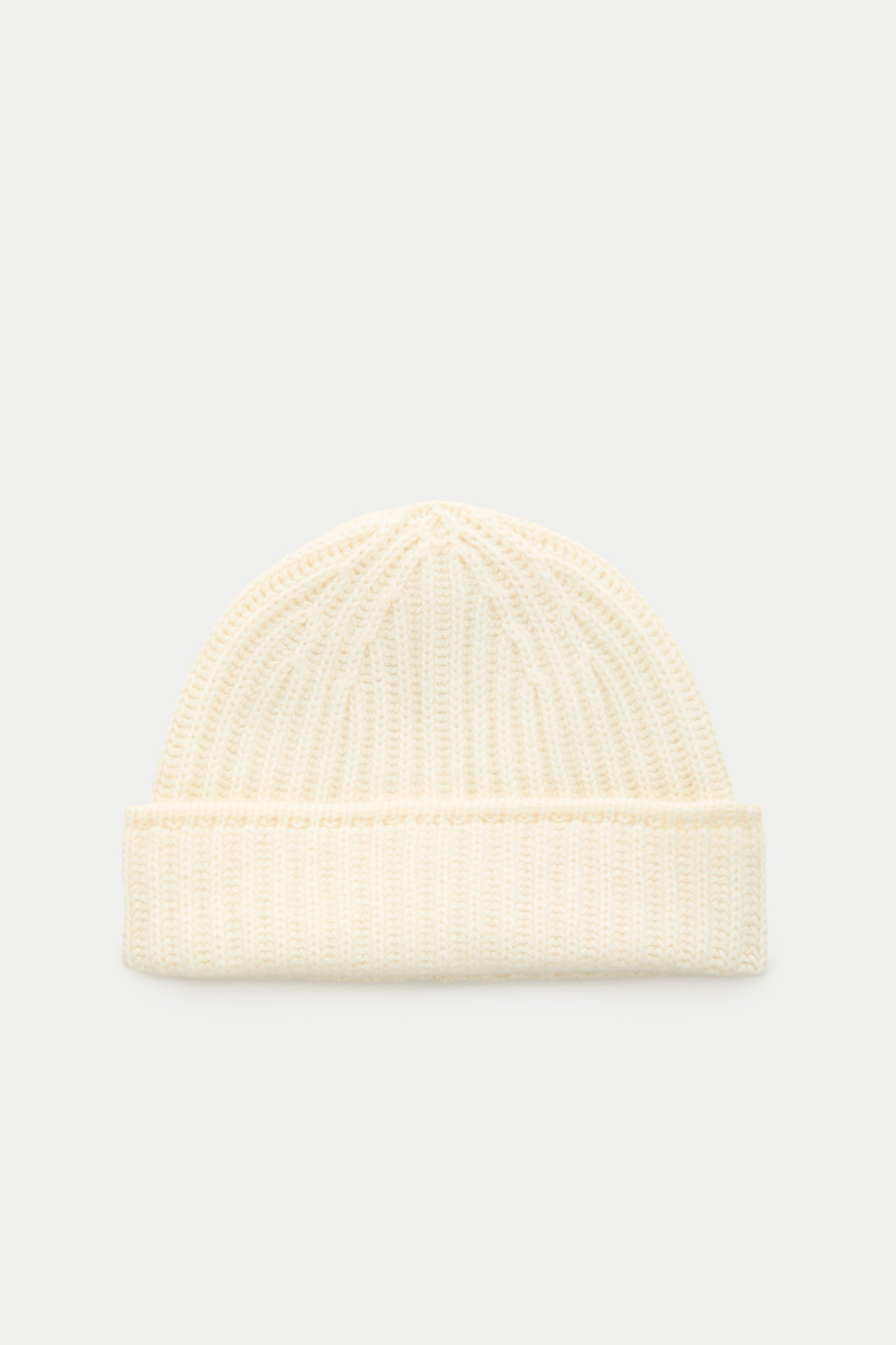 Watch Cap Cashmere Beanie Antique White