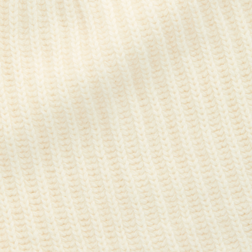 
                  
                    Wide Cuff Cashmere Beanie Antique White
                  
                