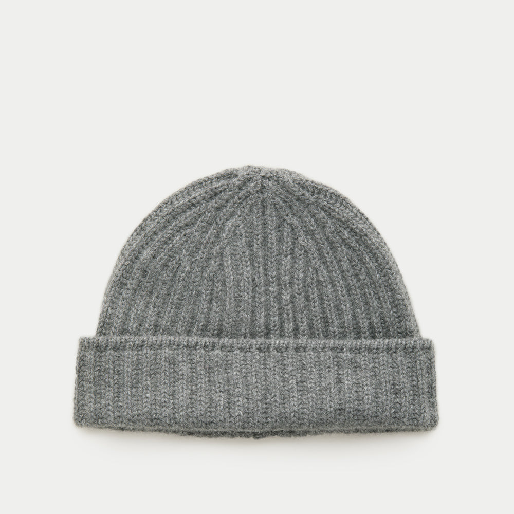 Watch Cap Cashmere Beanie Anthracite