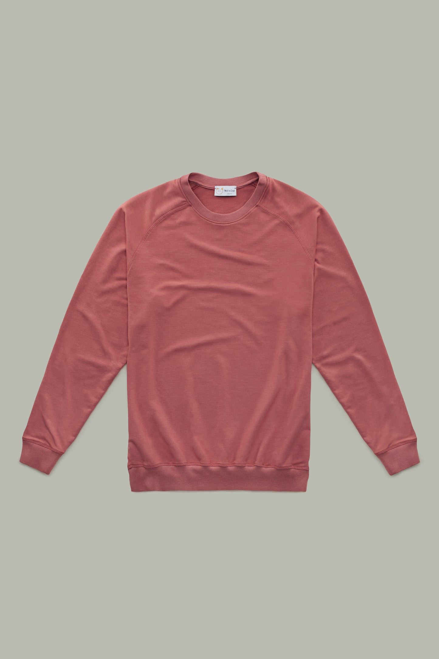 Bleach Raglan Sweatshirt Faded Rose