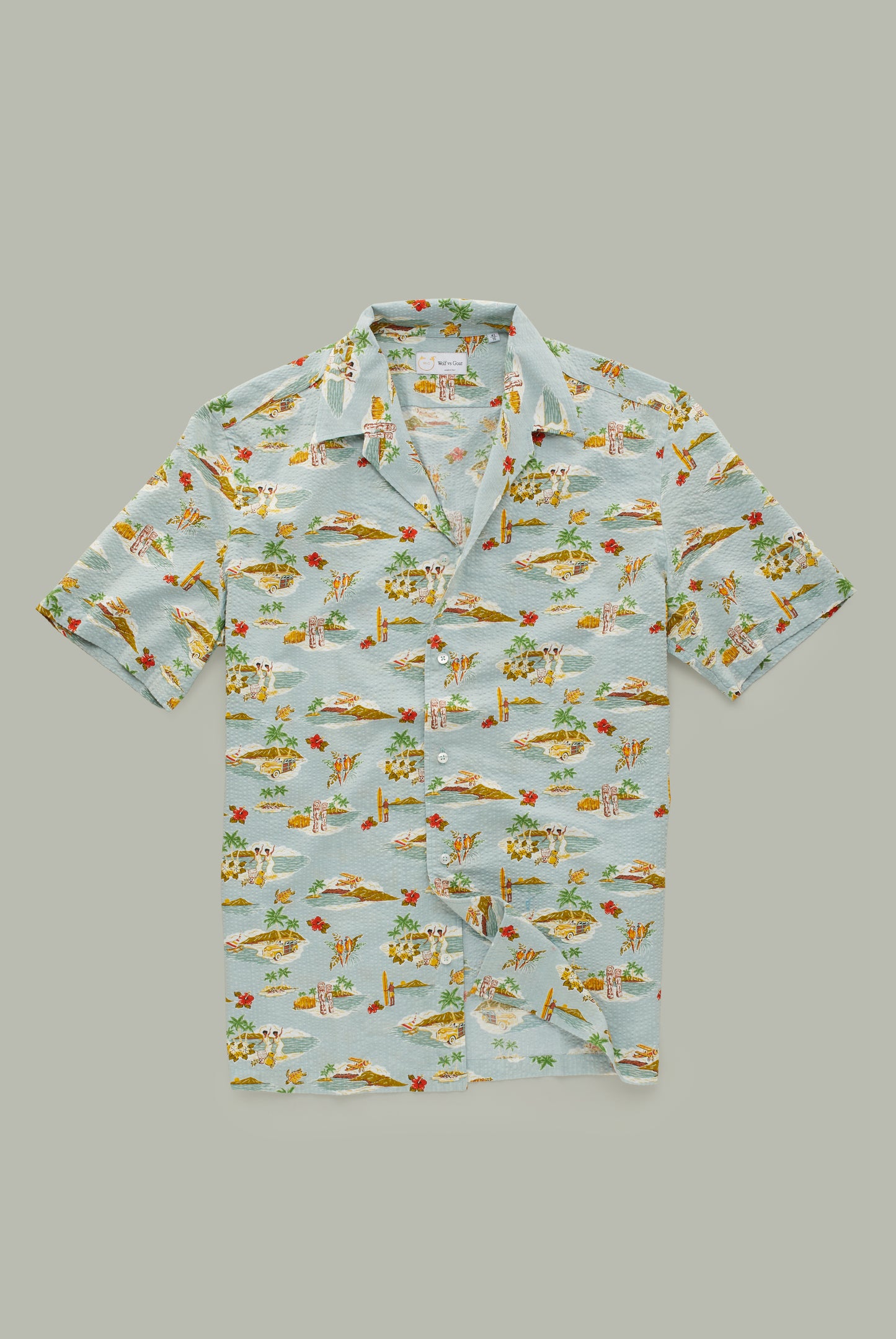 Parrots and Island Bowling Shirt