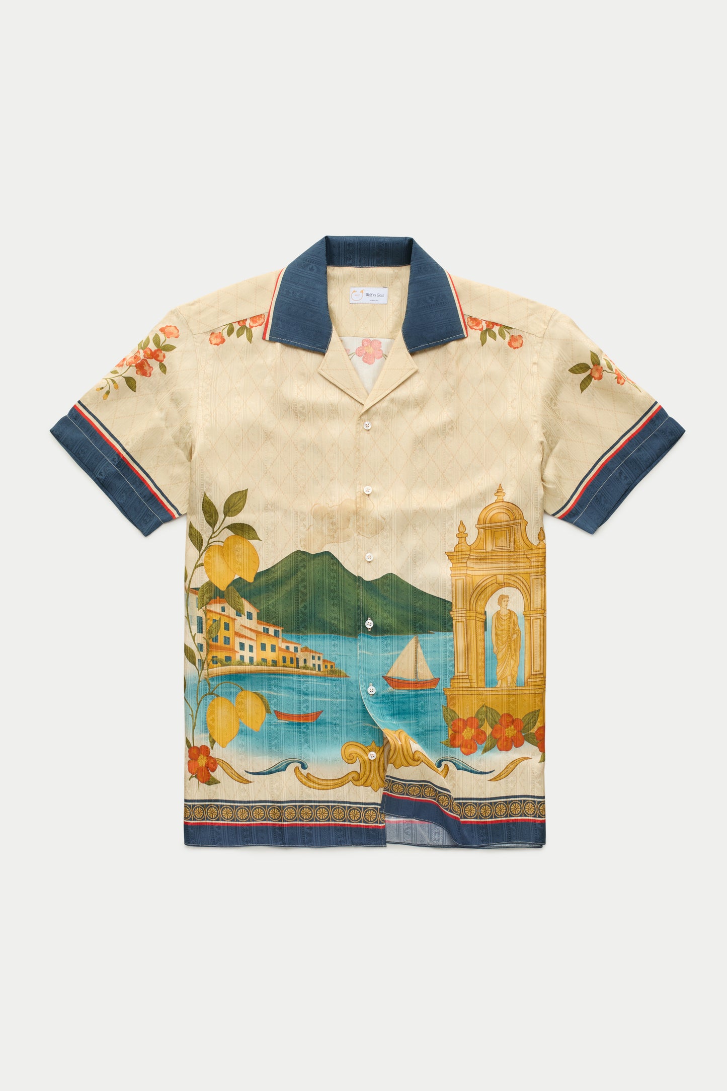 Bowling Silk Shirt Estate Napoletana