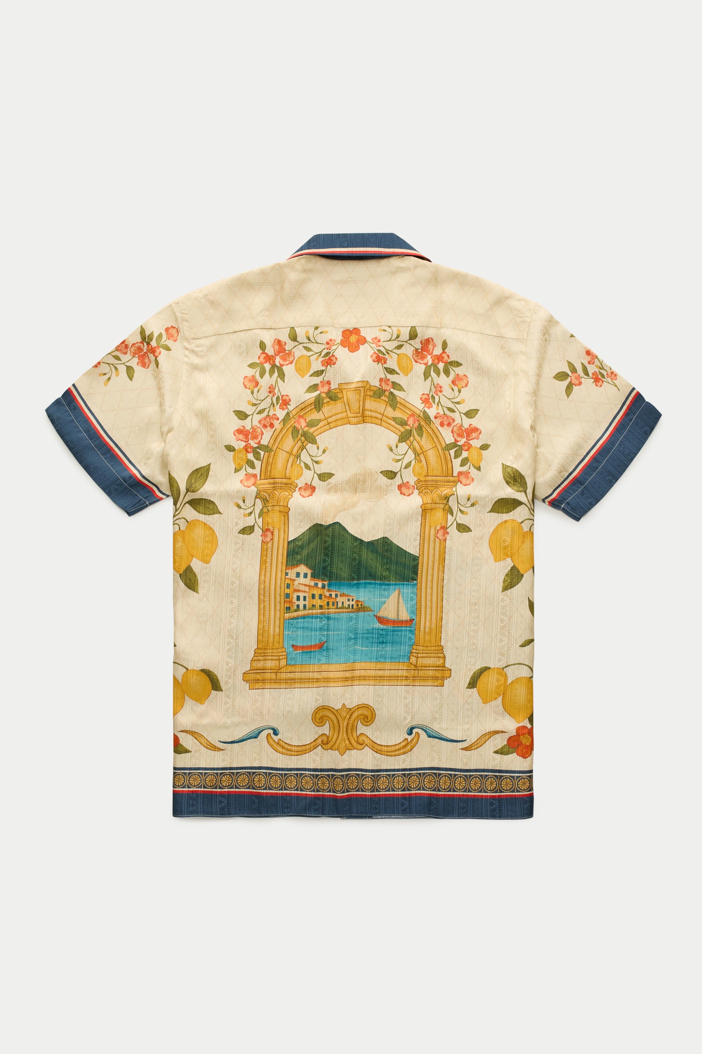 Bowling Silk Shirt Estate Napoletana