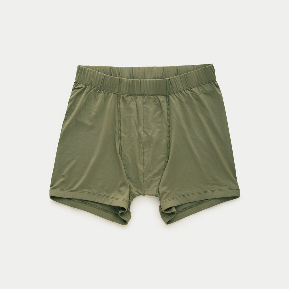 Lyocell Boxer Briefs Charcoal Grey, Burnt Olive and Storm Blue 3 Pack