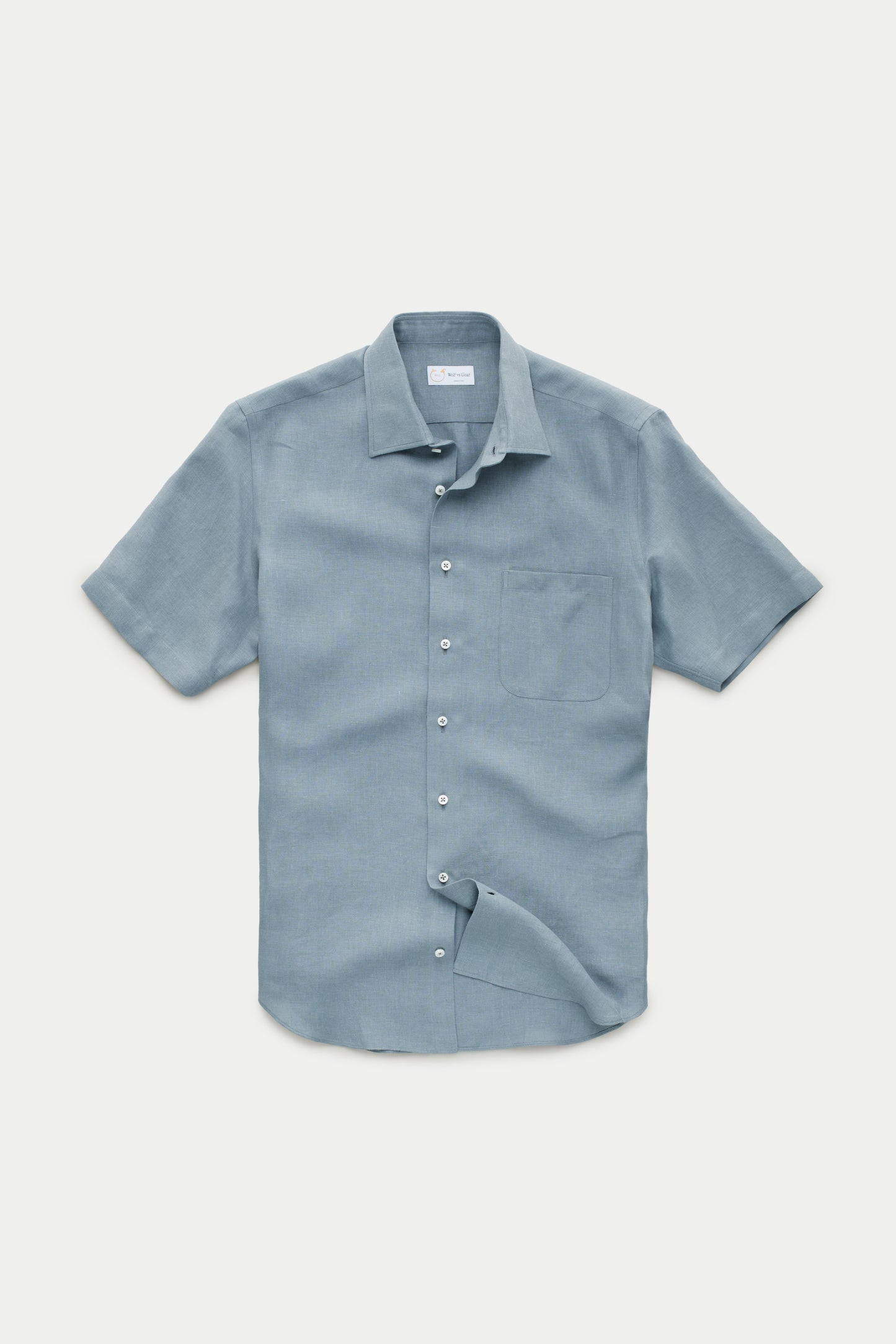 Ciro Linen Shirt Steel Blue