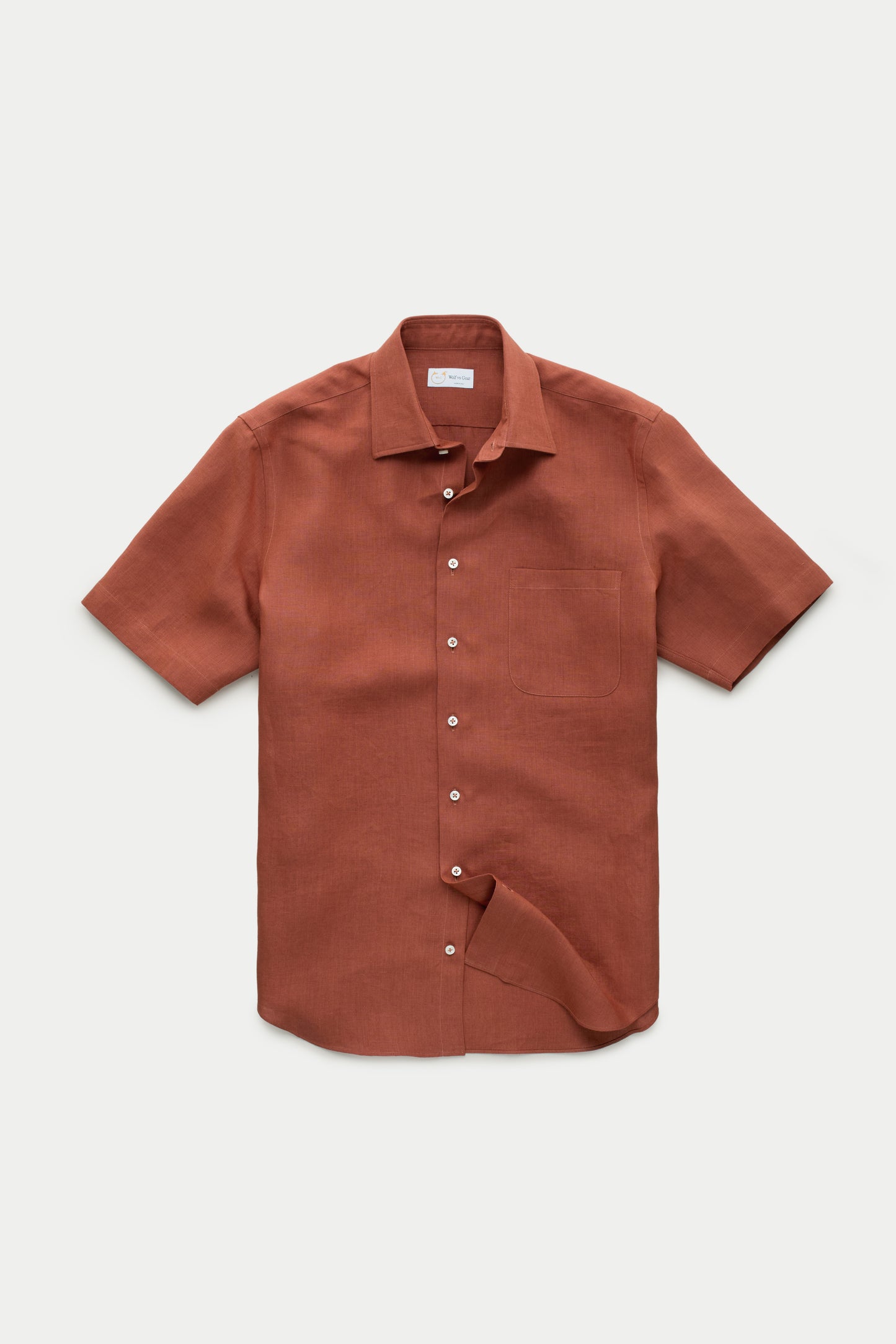 Ciro Hemp Shirt Rust