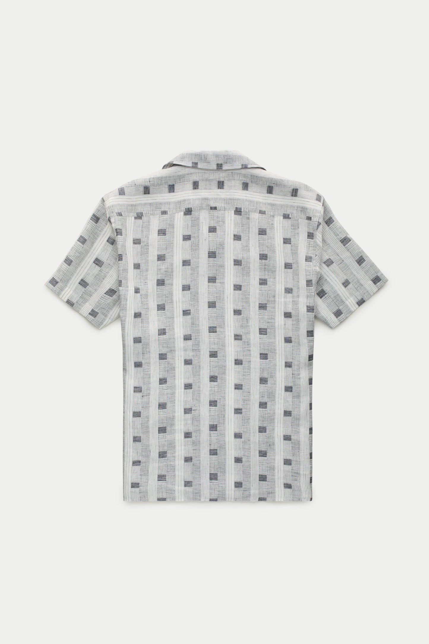 Bowling Linen Shirt Cube Prints