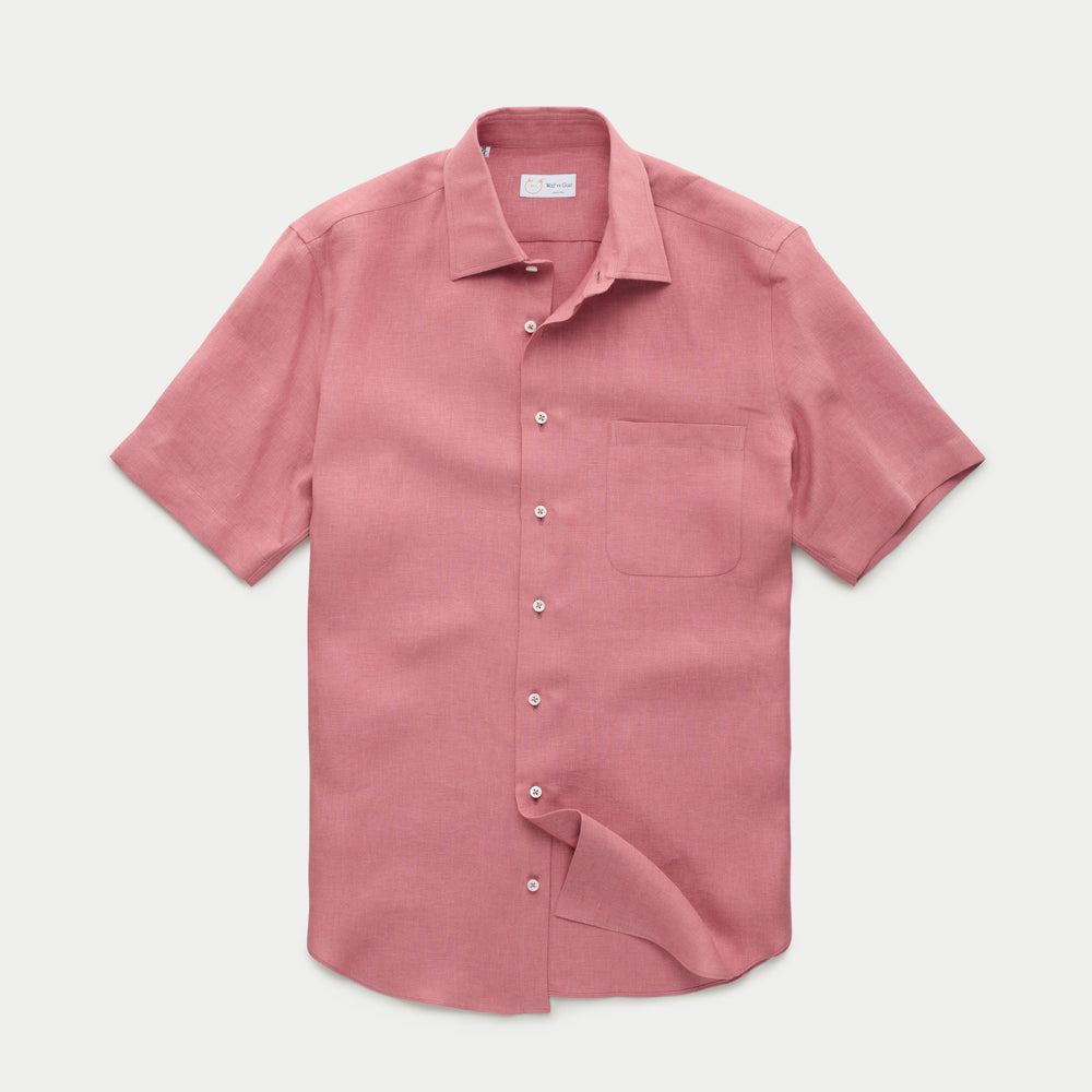 Ciro Linen Shirt Cassis 44 / Cassis / Ciro Ciro Linen Shirt Cassis 44 / Cassis / Ciro