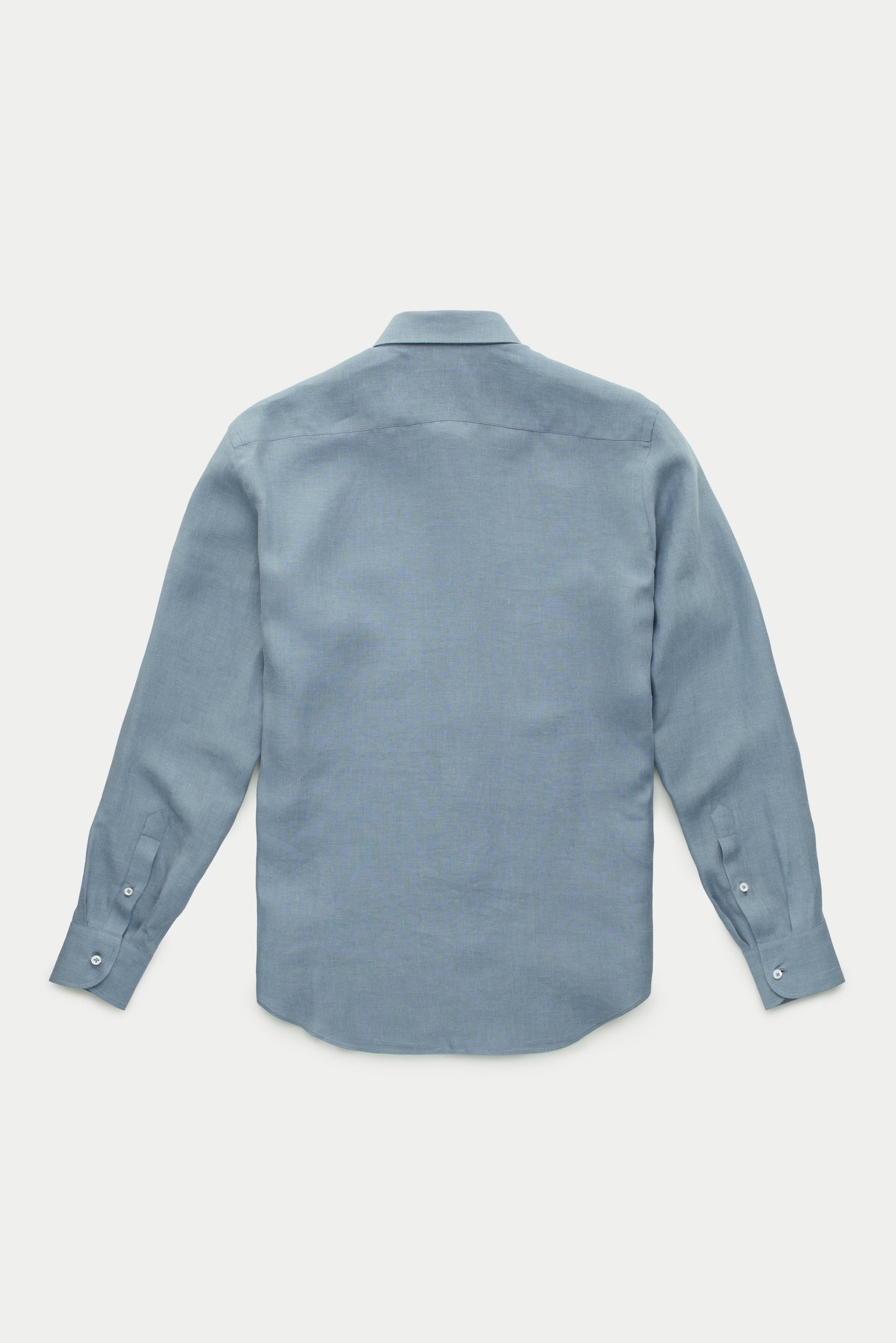 After-Dinner Linen Shirt Steel Blue