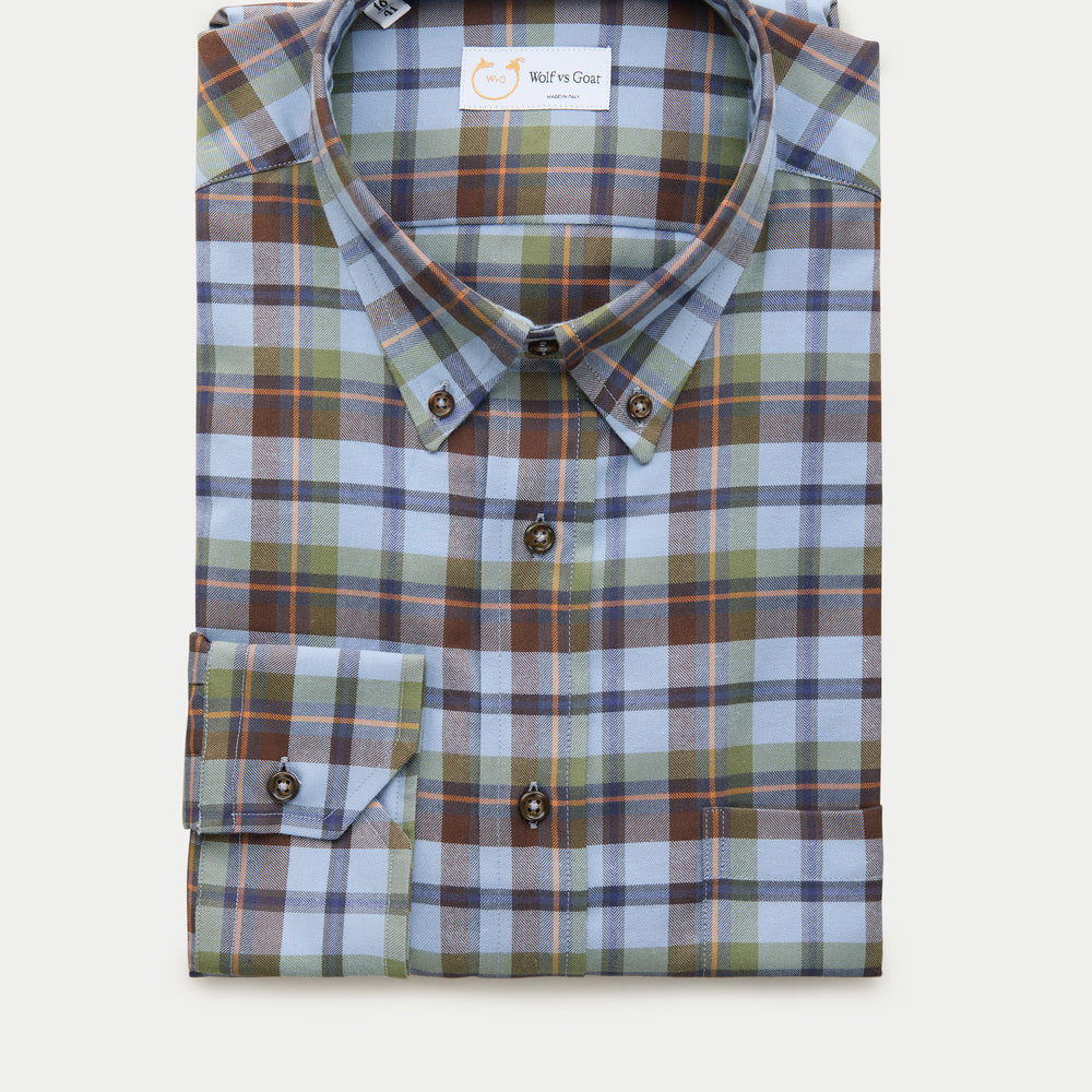 Regular Long Sleeve Button Down Cotton Shirt Junior