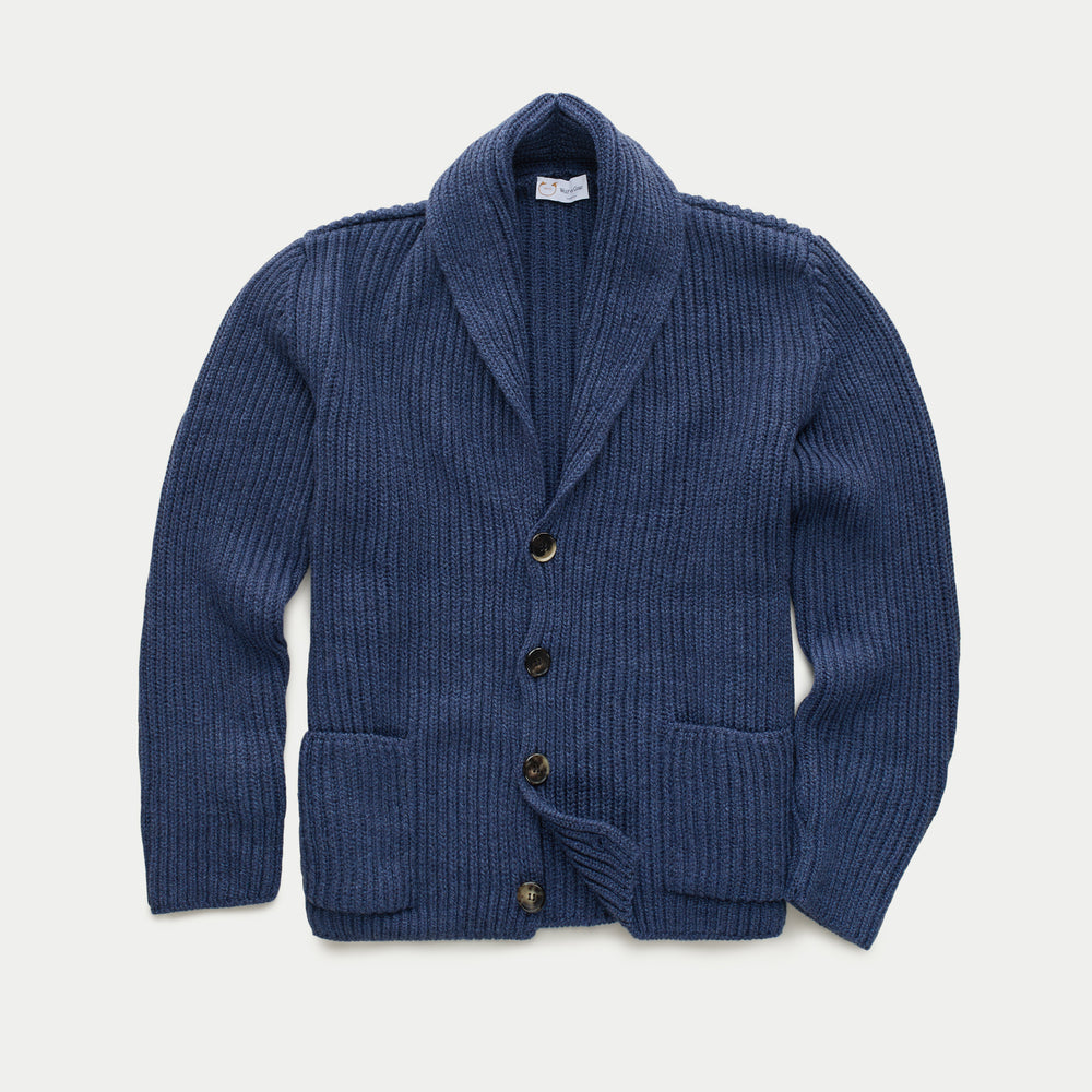 
                  
                    Wool Chunky Shawl Collar Cardigan Midnight
                  
                