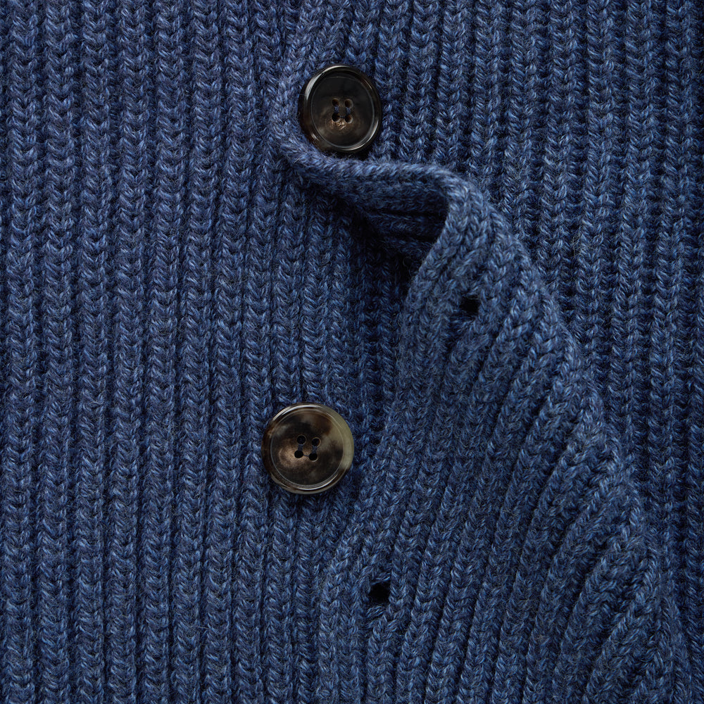 
                  
                    Wool Chunky Shawl Collar Cardigan Midnight
                  
                