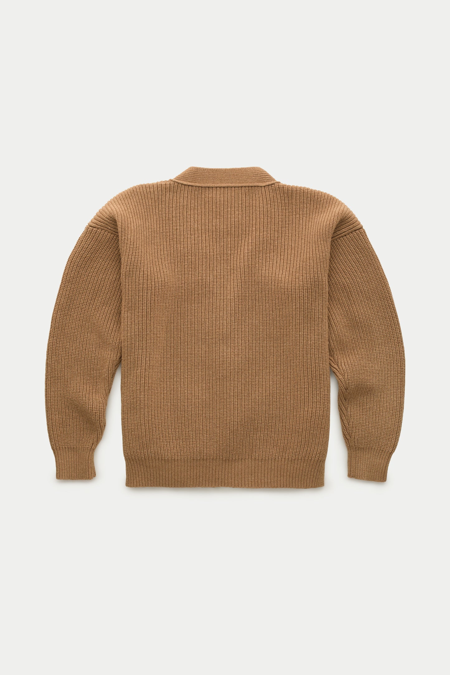 100% Camel 5-Gauge 8-Ply Italian Cardigan
