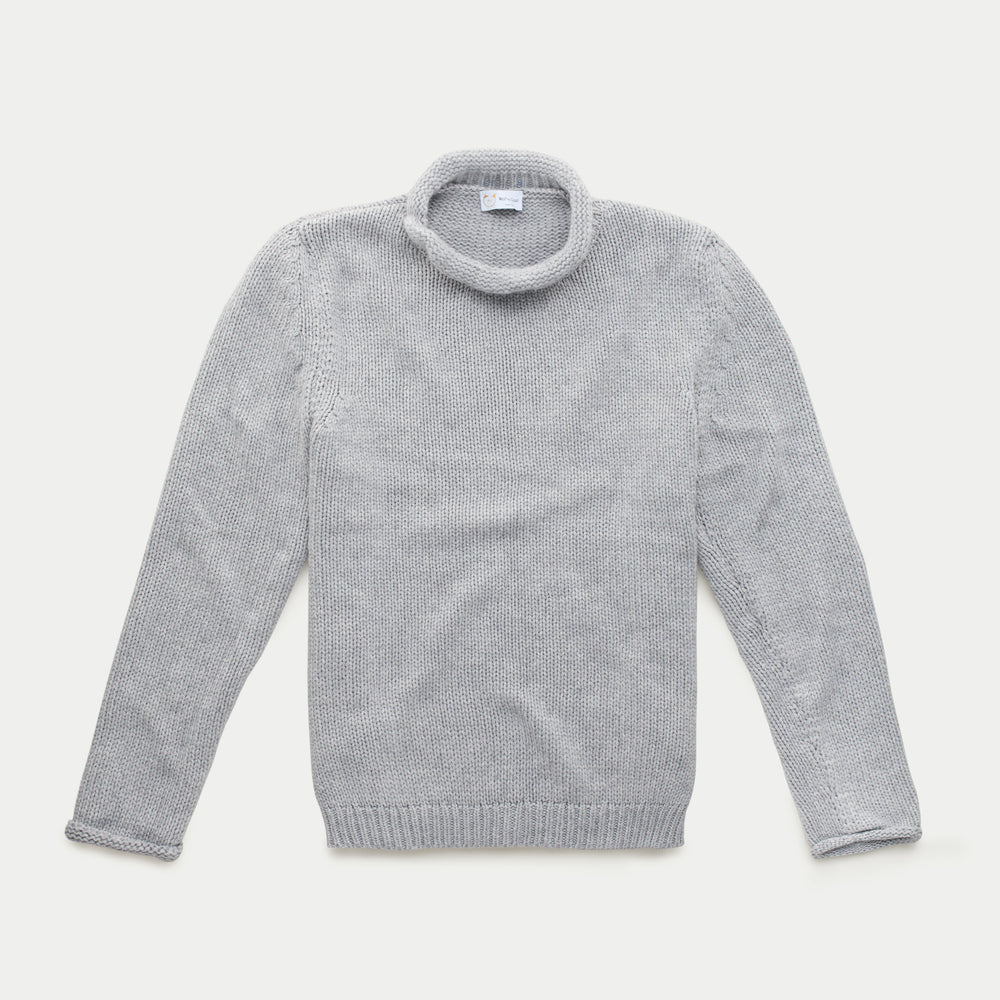 Cashmere Chunky Roll Neck Sweater Flanella