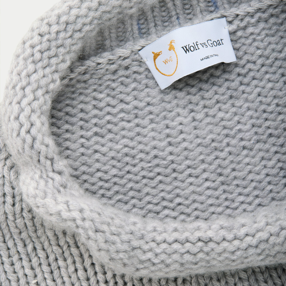 
                  
                    Cashmere Chunky Roll Neck Sweater Flanella
                  
                