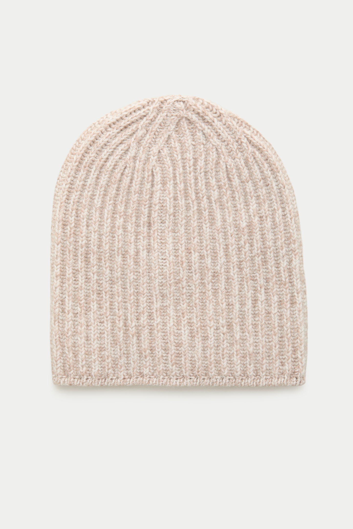 Wide Cuff Cashmere Beanie Cipria